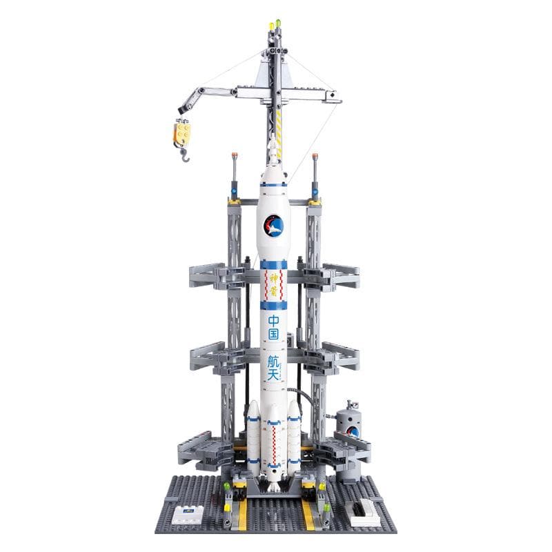 CZ - 2F SPACE ROCKET LAUNCH STATION | 822PCS - BRICKS LAB