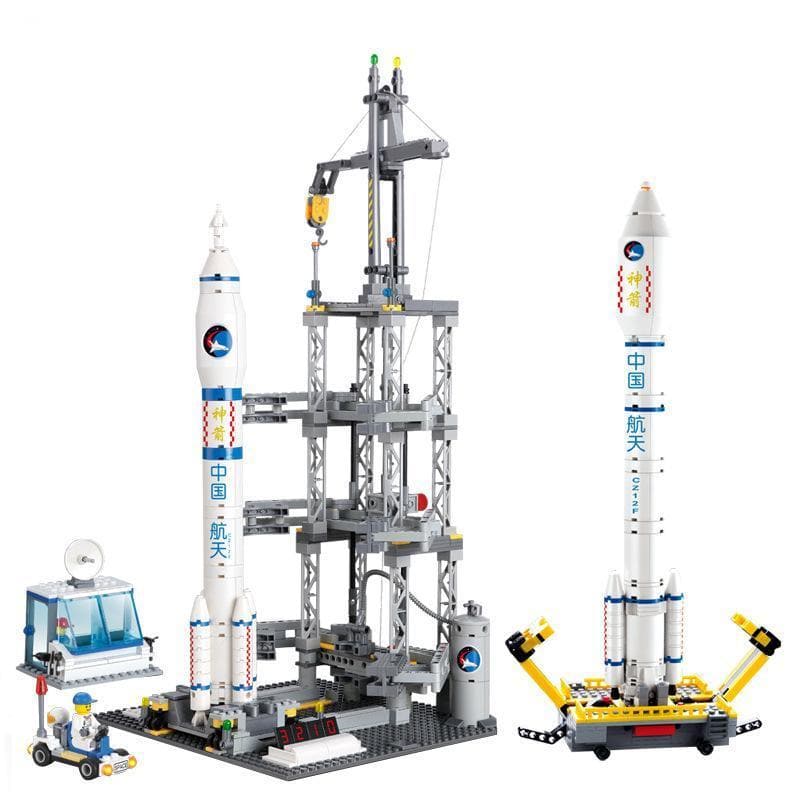CZ - 2F SPACE ROCKET LAUNCH STATION | 822PCS - BRICKS LAB
