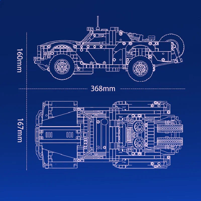 Dakar Trophy Truck | 1340pcs - BRICKS LAB