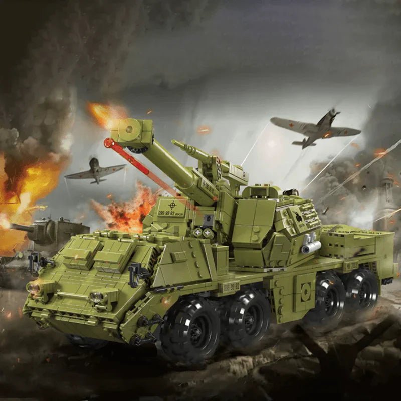 DANA SELF - PROPELLED ARTILLERY TANK | 1922PCS - BRICKS LAB