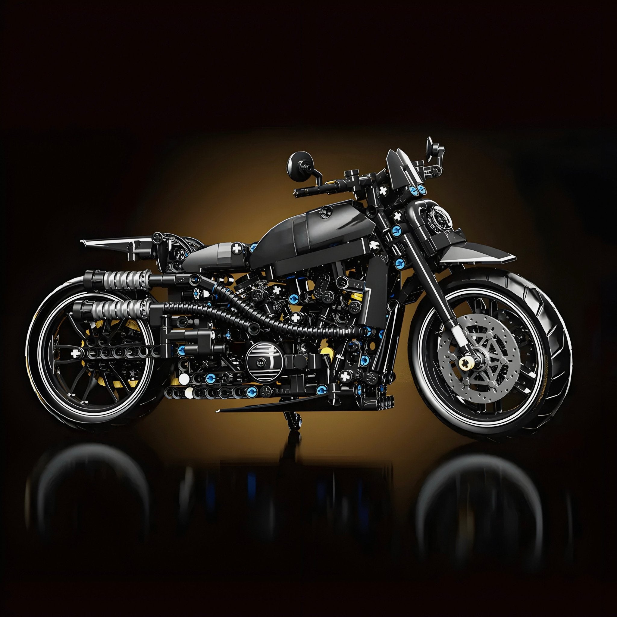 DARK SHADOW MOTORBIKE | 680PCS - BRICKS LAB