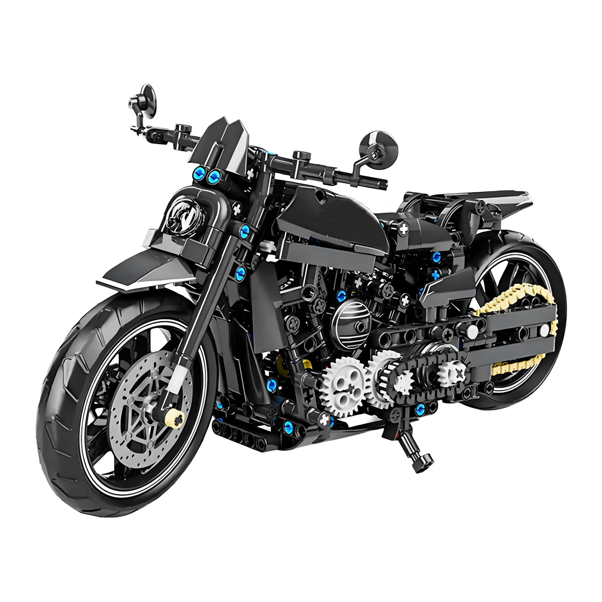 DARK SHADOW MOTORBIKE | 680PCS - BRICKS LAB