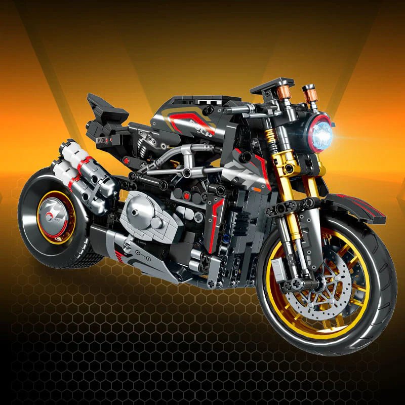 DEVIL CARBON SPORTS BIKE | 771PCS - BRICKS LAB