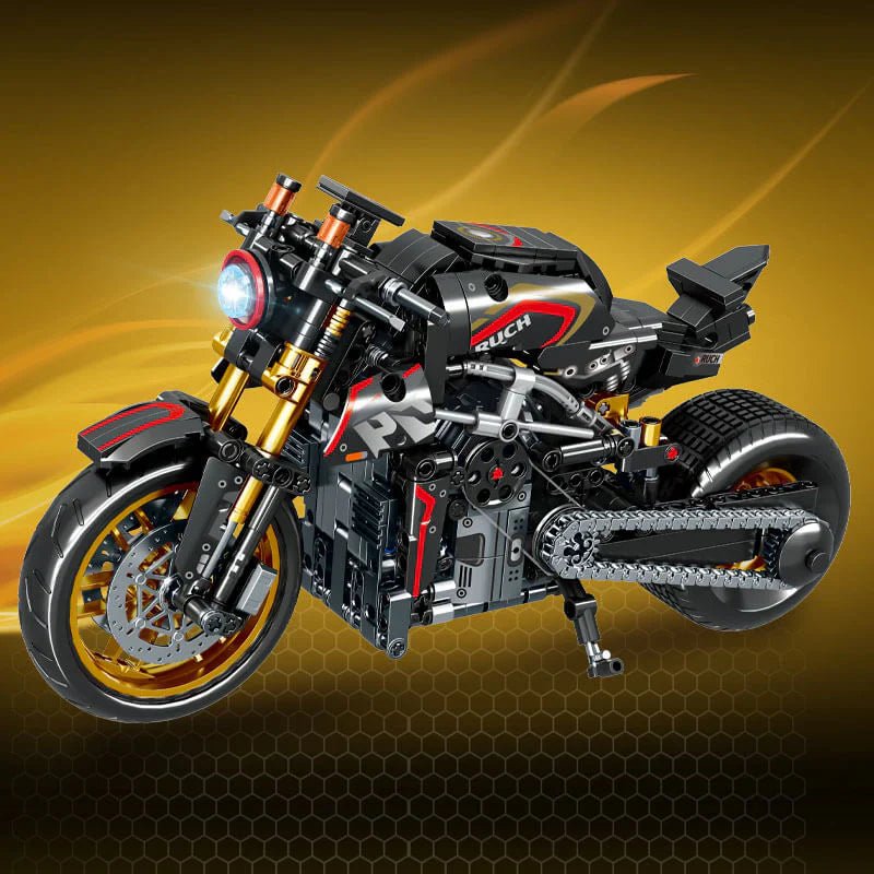 Devil Carbon Sports Bike | 771pcs - BRICKS LAB