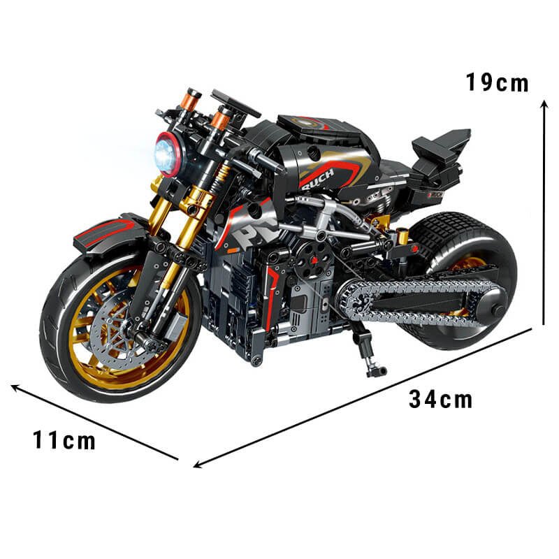 DEVIL CARBON SPORTS BIKE | 771PCS - BRICKS LAB