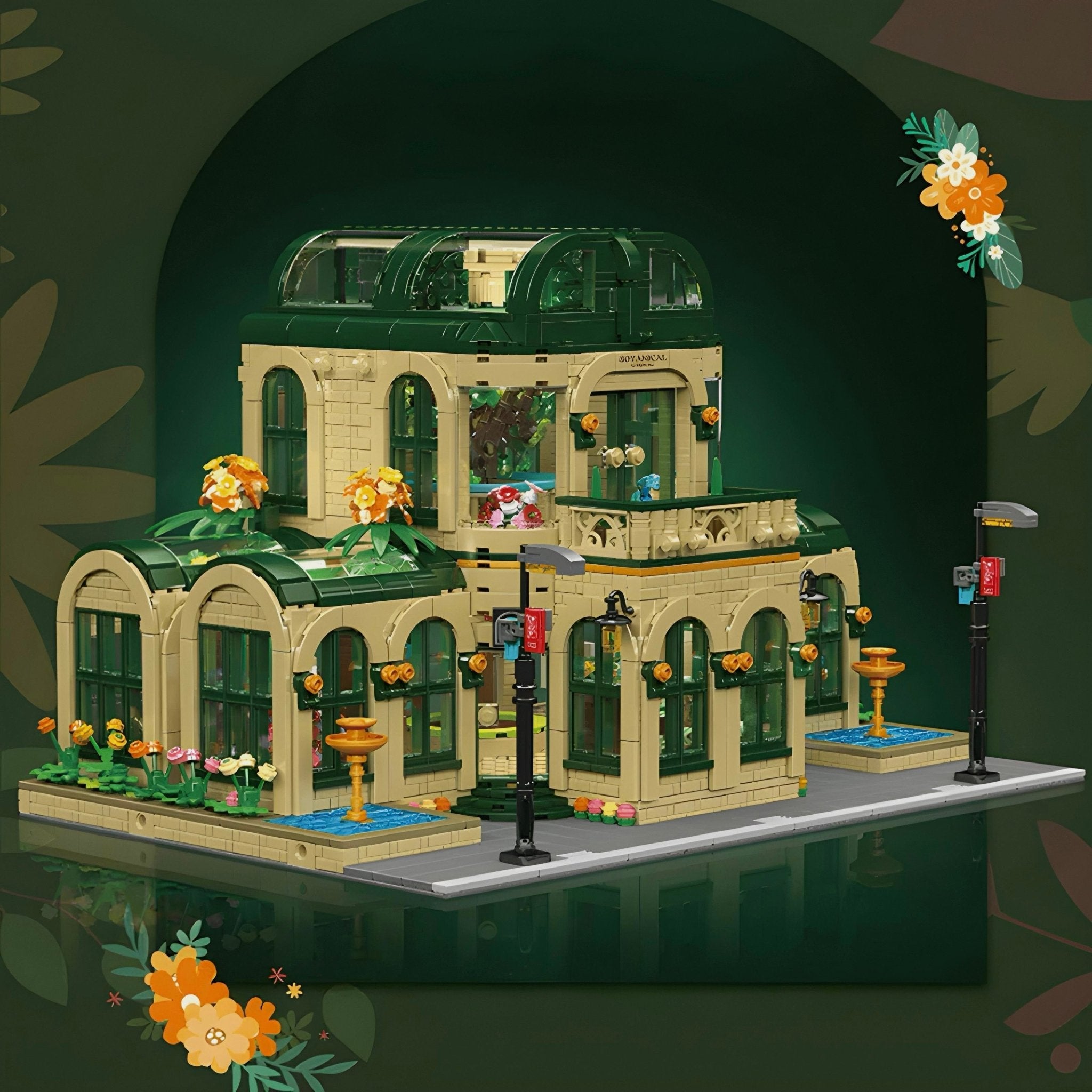 DOME BOTANICAL GARDENS | 3382PCS - BRICKS LAB