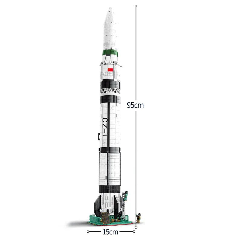 DONG FANG HONG CZ - 1 LAUNCH | 2146PCS - BRICKS LAB