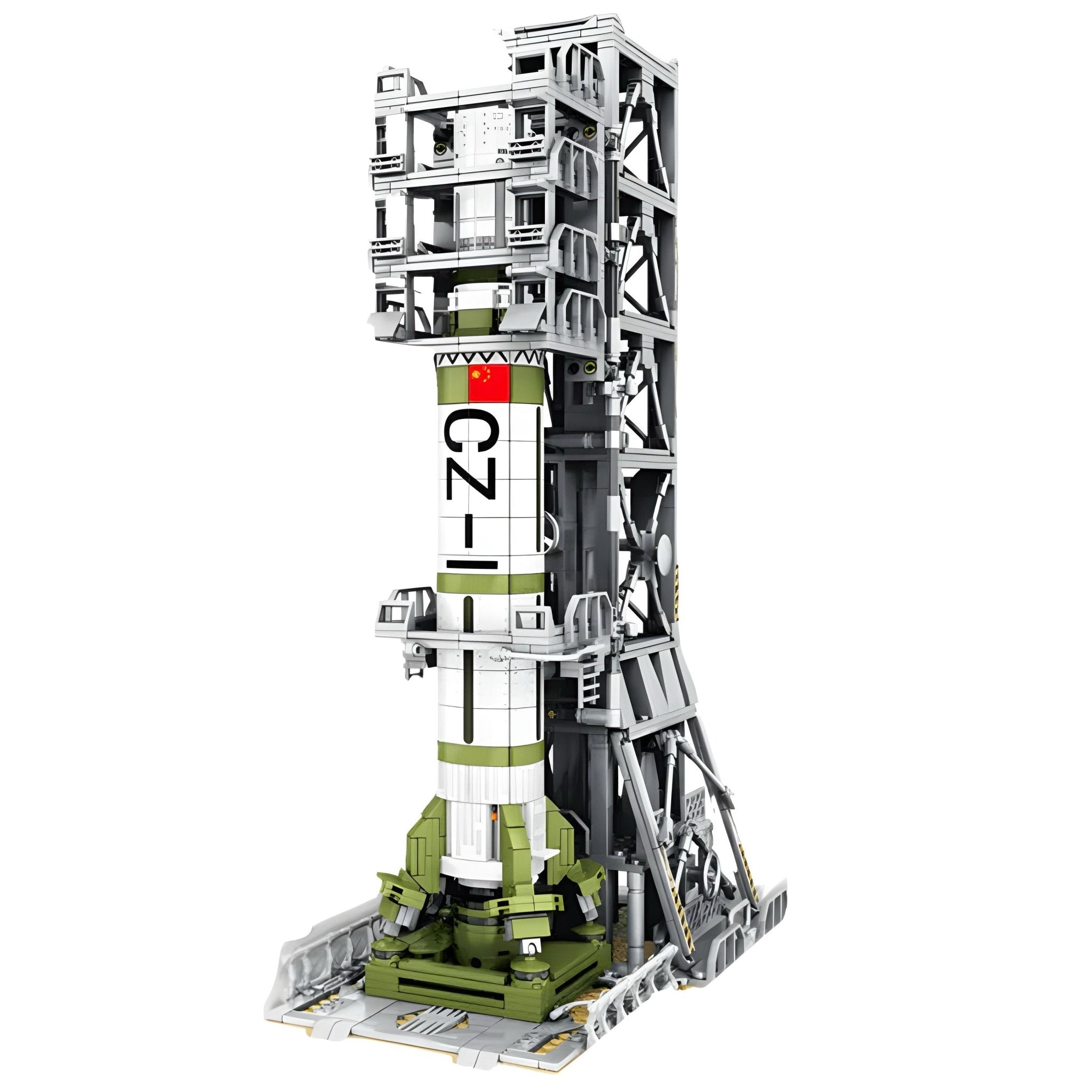 DONGFANGHONG SATELLITE LAUNCH PAD | 1626PCS - BRICKS LAB