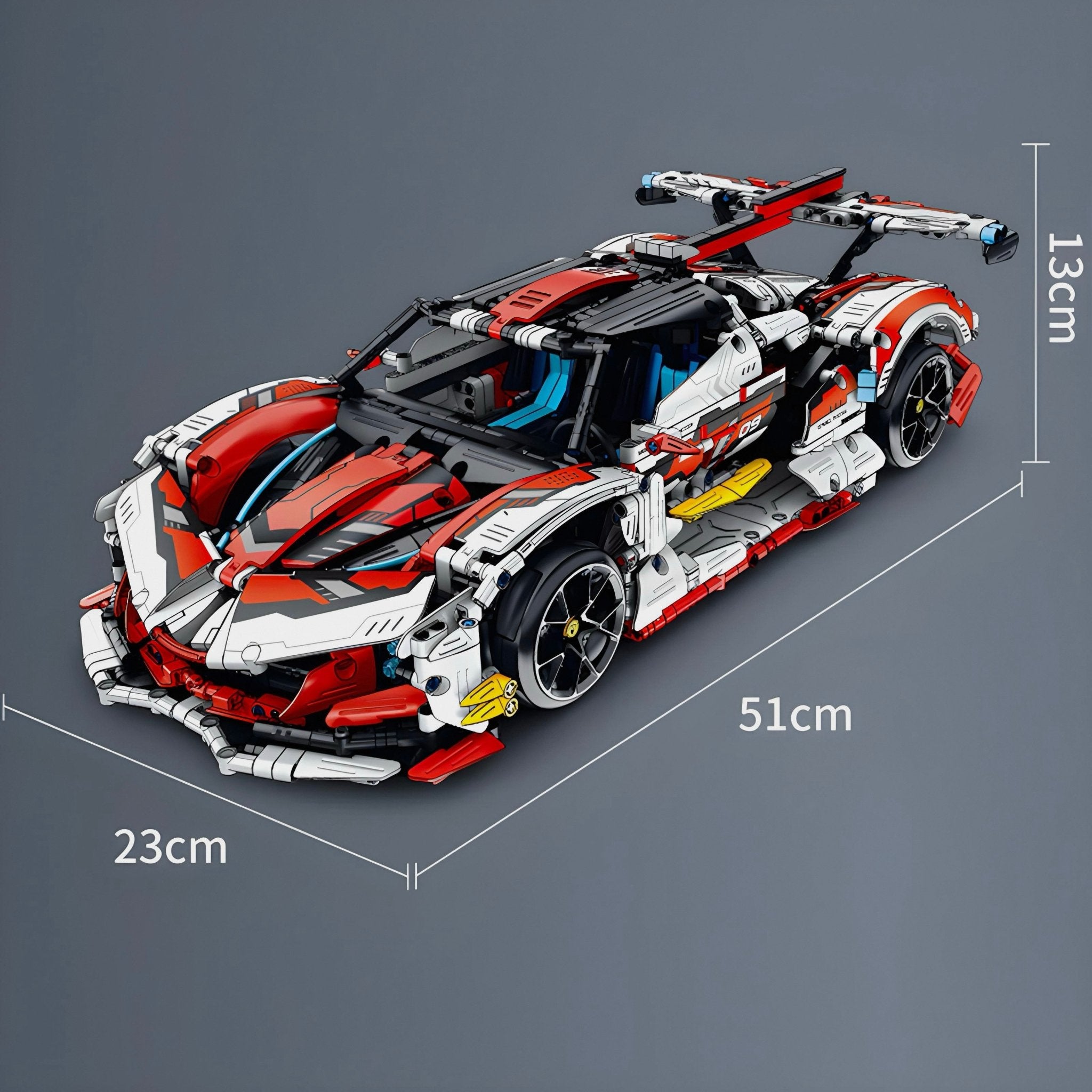 Drifting "Intense Emotion" Hypercar | 2731pcs - BRICKS LAB