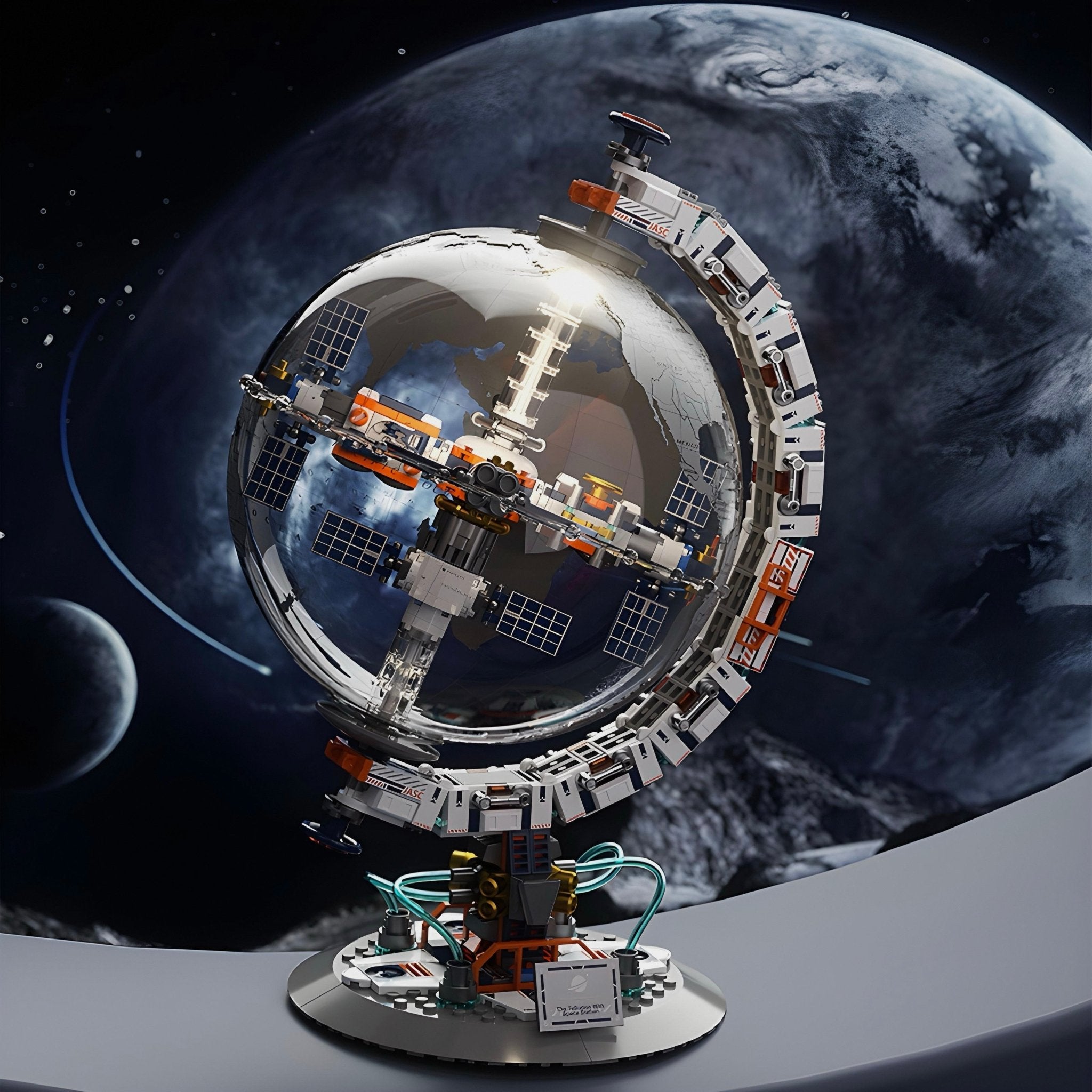 EARTH GLOBE | 658PCS - BRICKS LAB
