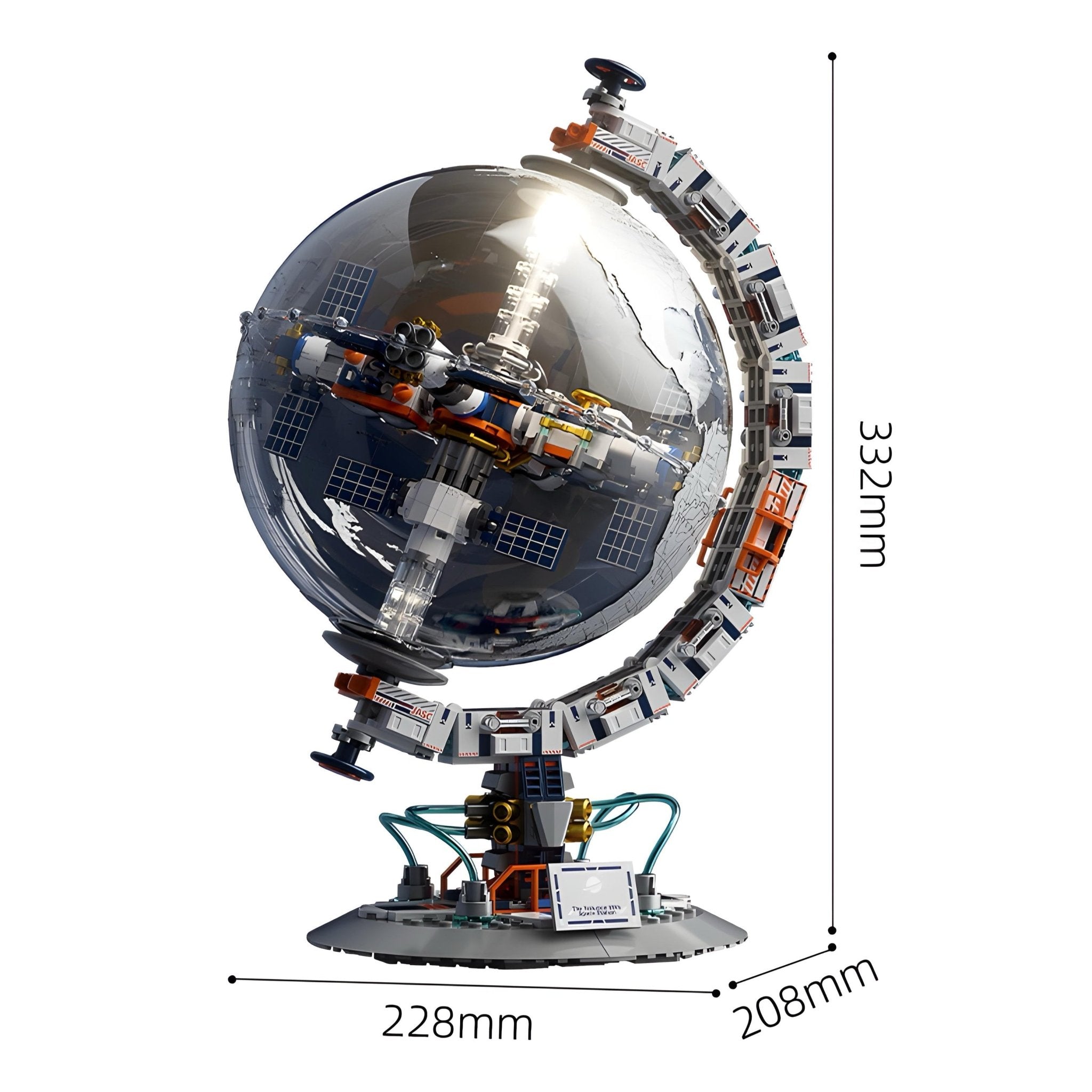 EARTH GLOBE | 658PCS - BRICKS LAB
