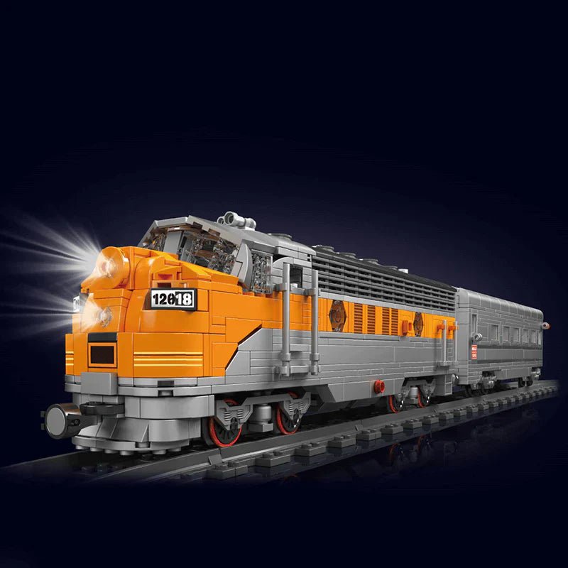 EMD F7 LOCOMOTIVE | 1540PCS - BRICKS LAB