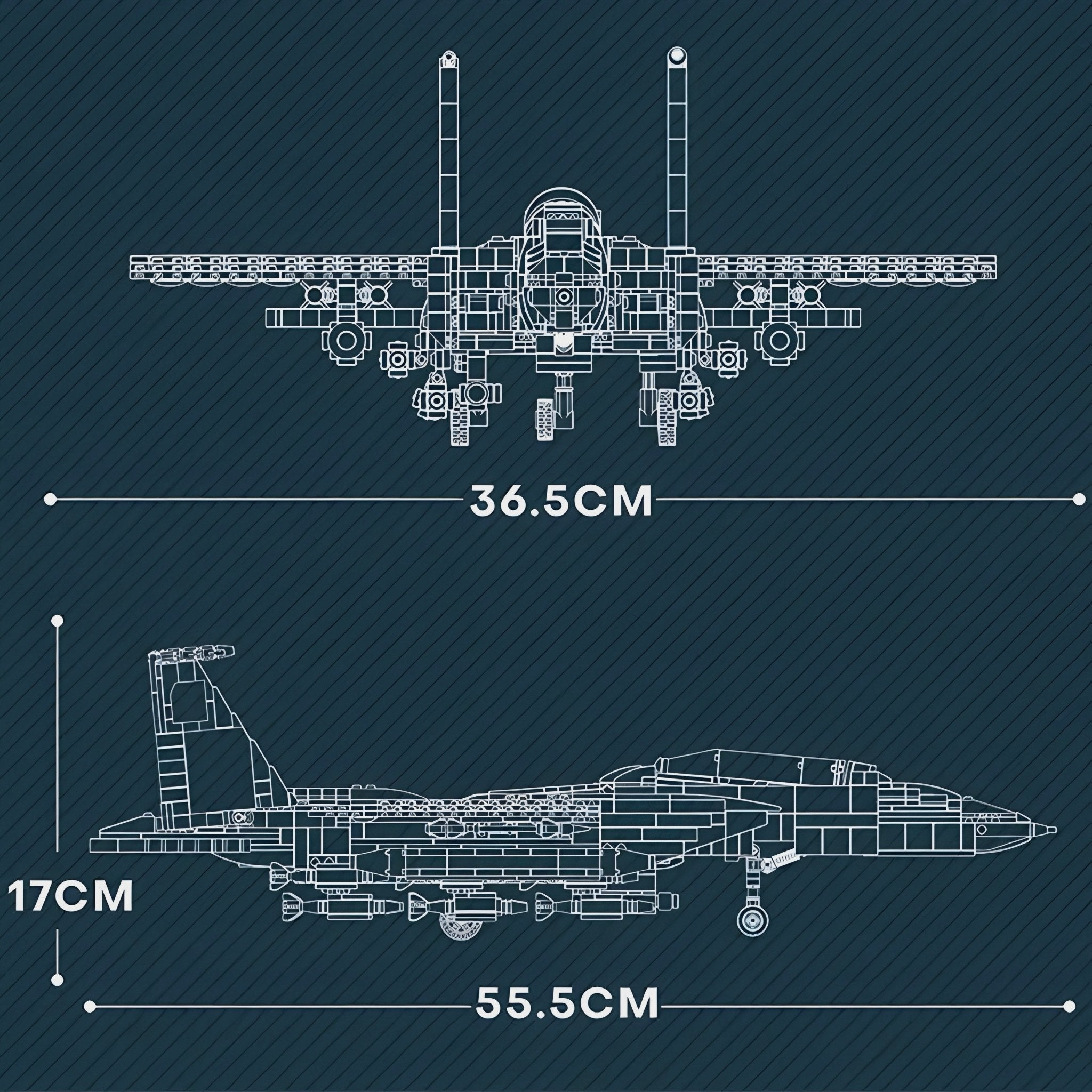 F - 15 STRIKE EAGLE | 2216PCS - BRICKS LAB