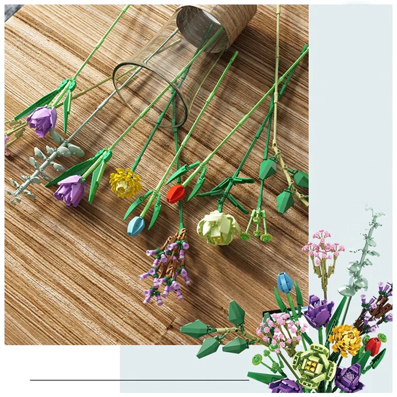 FLOWER BOUQUET | 999PCS - BRICKS LAB