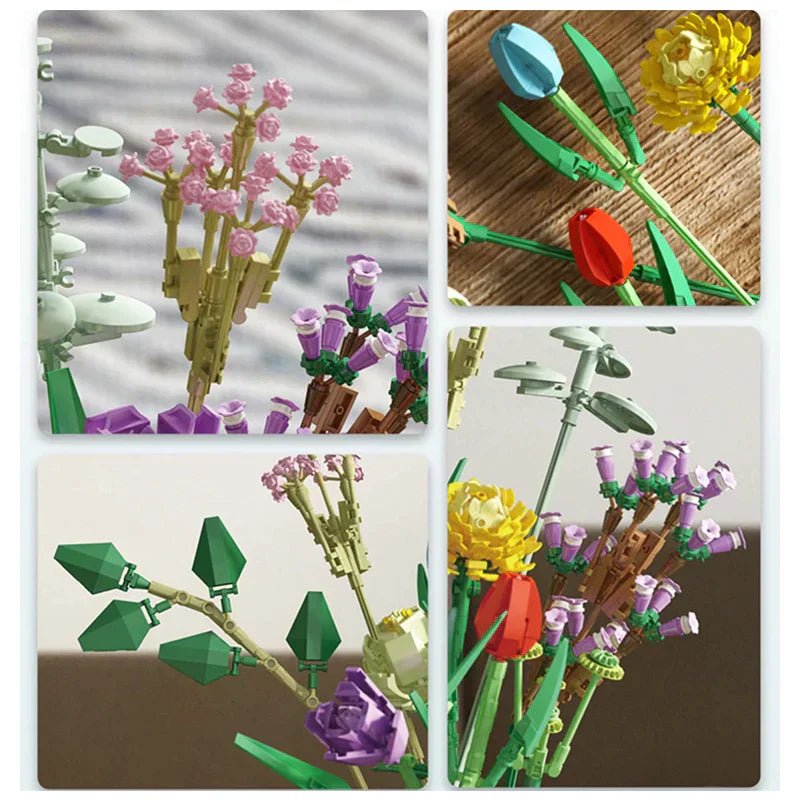 FLOWER BOUQUET | 999PCS - BRICKS LAB