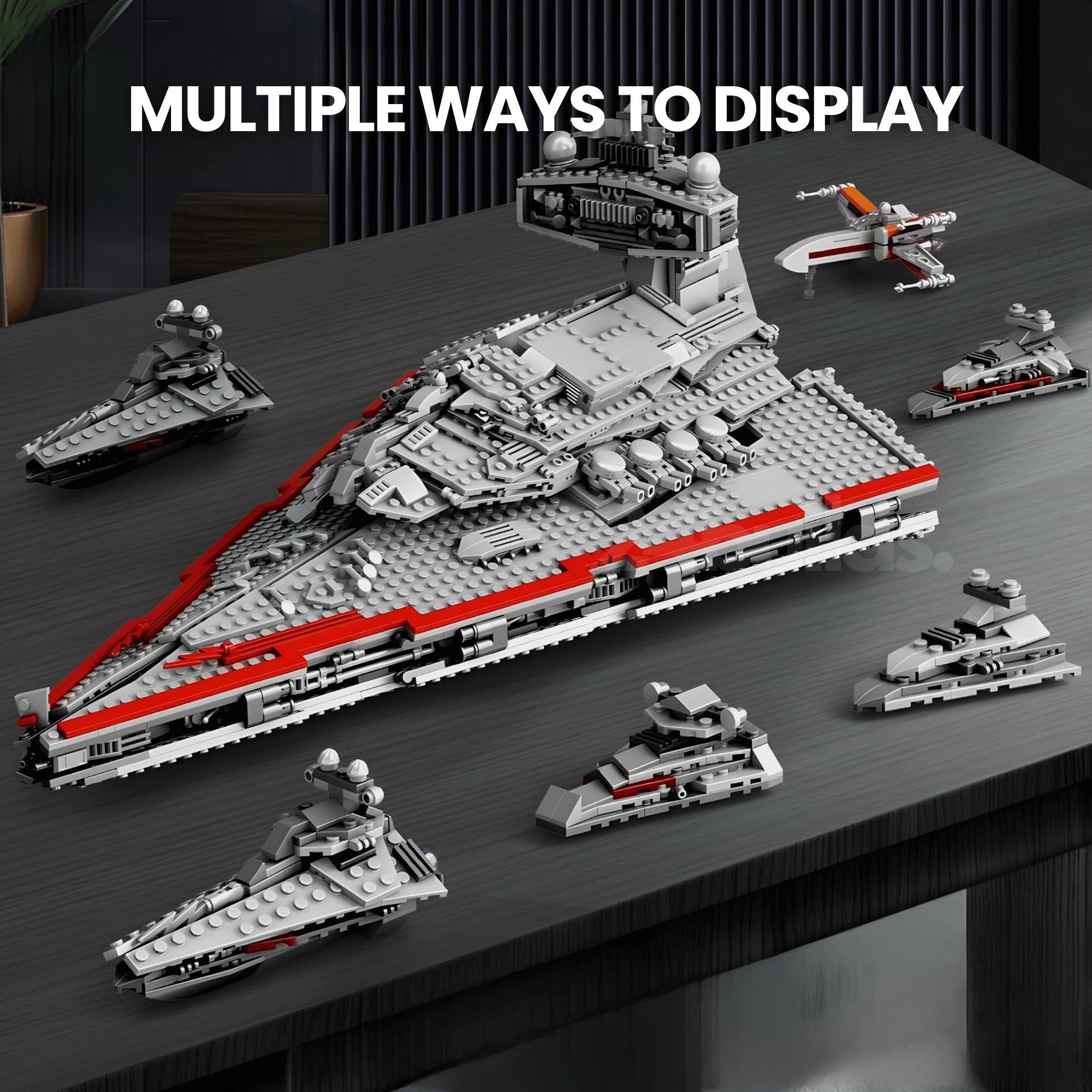 GALACTIC WARSHIP BRICK ART | 5968PCS - BRICKS LAB