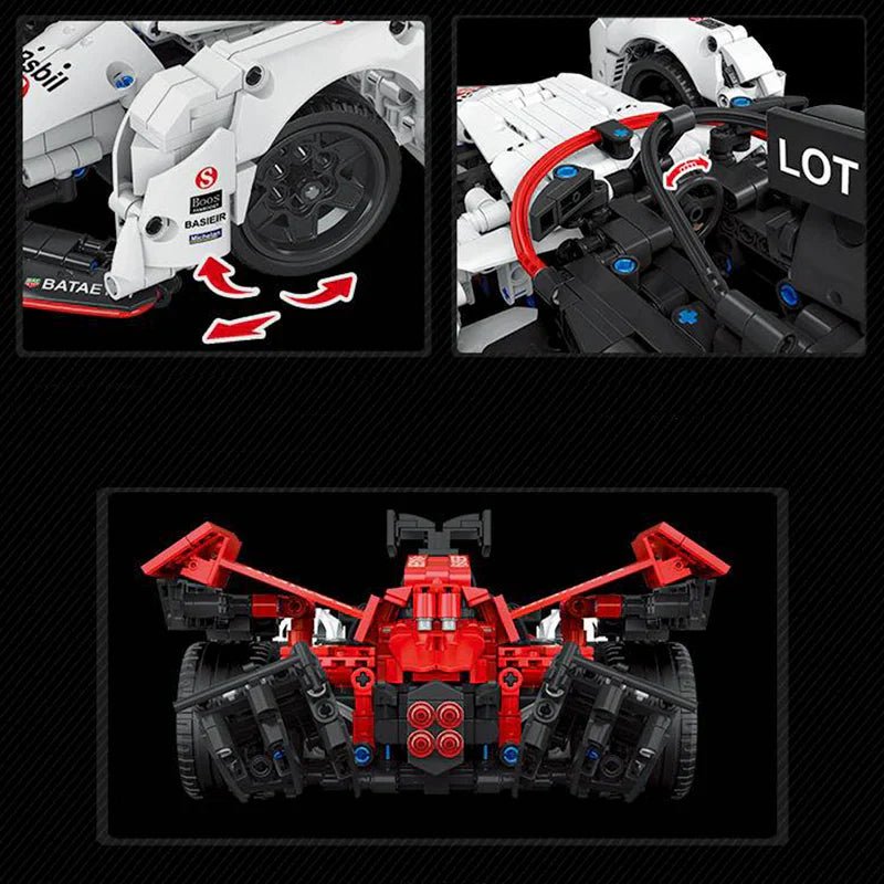 Gen 2 Electric Single Seater Race Car | 1628pcs - BRICKS LAB