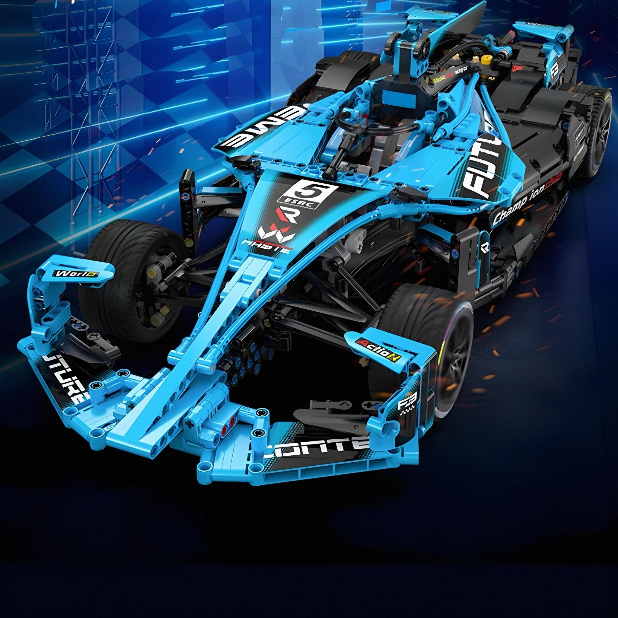 Gen 2 Electric Single Seater Race Car | 1666pcs - BRICKS LAB