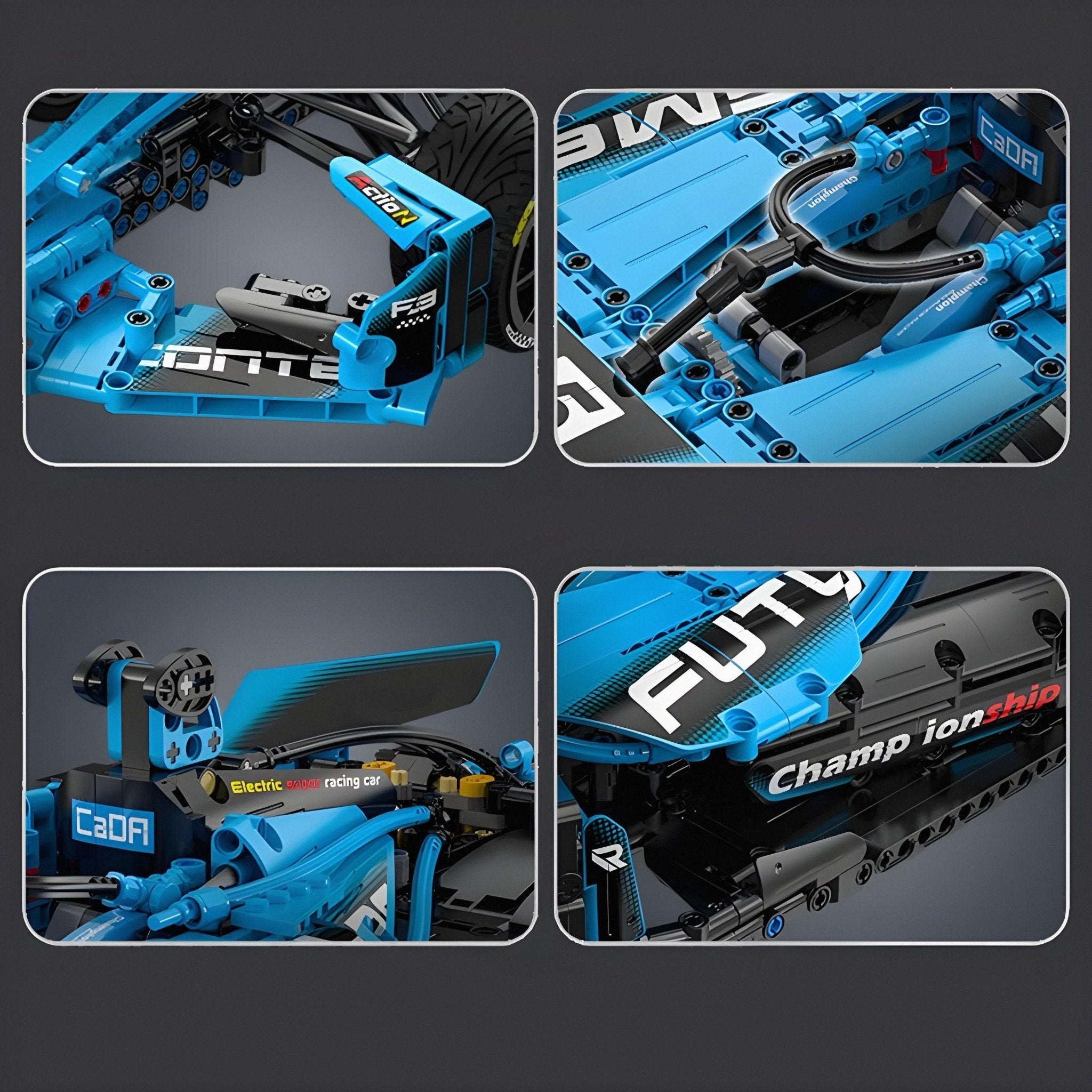 Gen 2 Electric Single Seater Race Car | 1666pcs - BRICKS LAB