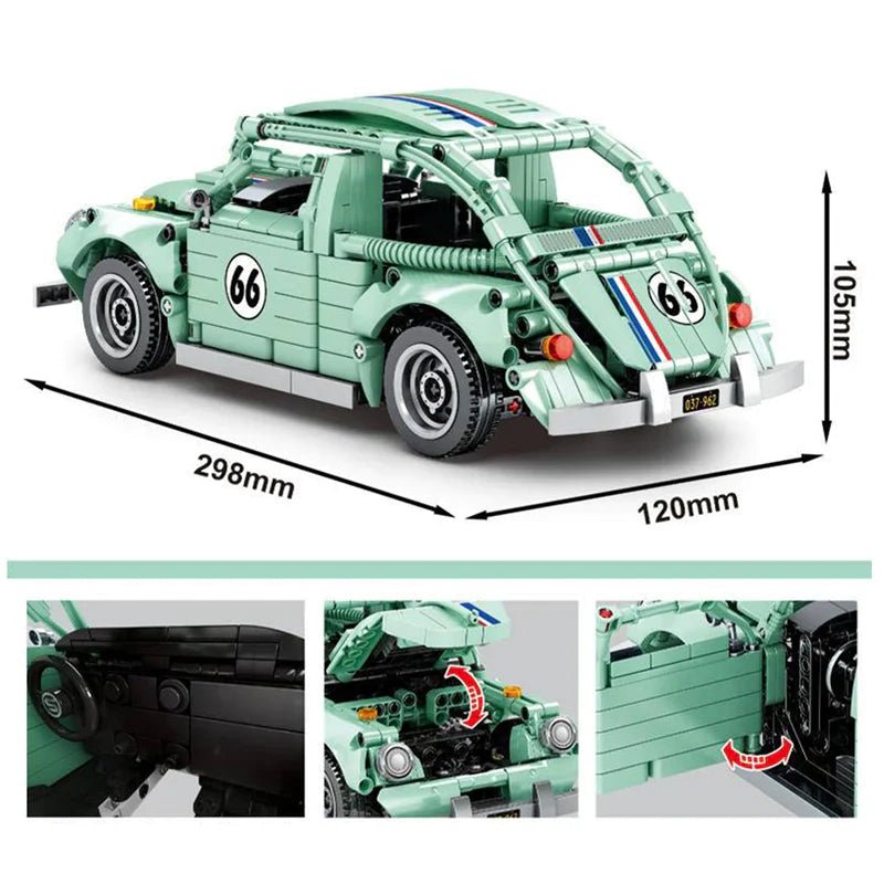 German Bug | 854pcs - BRICKS LAB