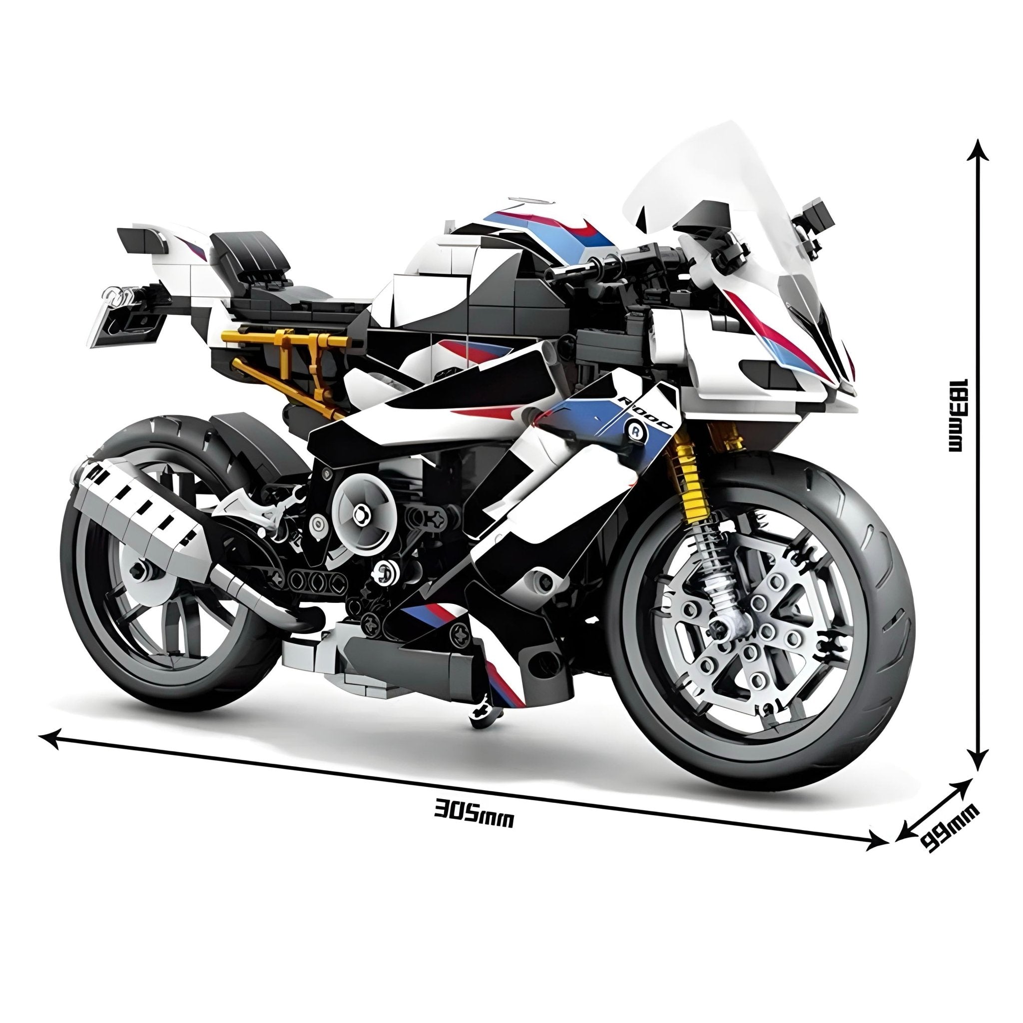 German Sports Bike | 814pcs - BRICKS LAB