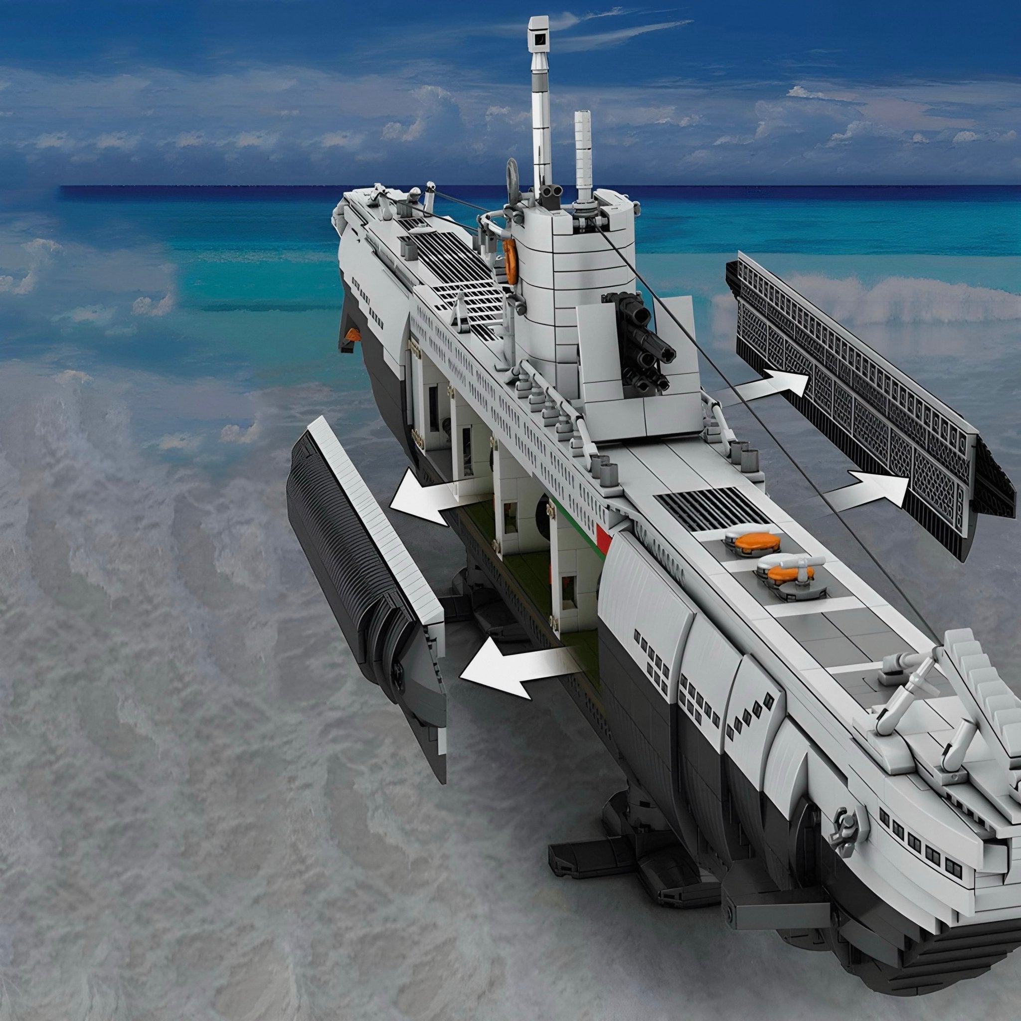 GERMAN U - BOAT | 3988PCS - BRICKS LAB