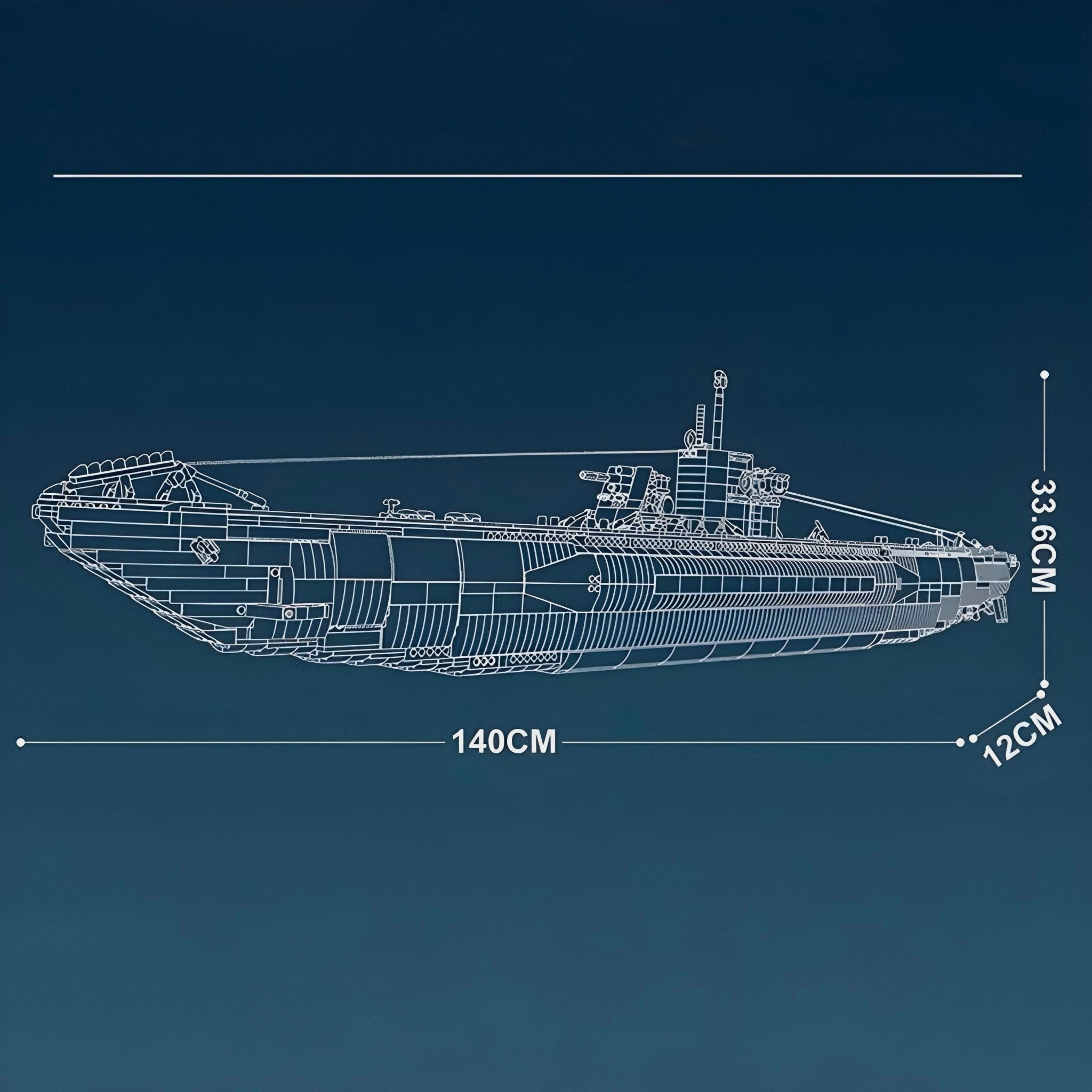 GERMAN U - BOAT | 3988PCS - BRICKS LAB