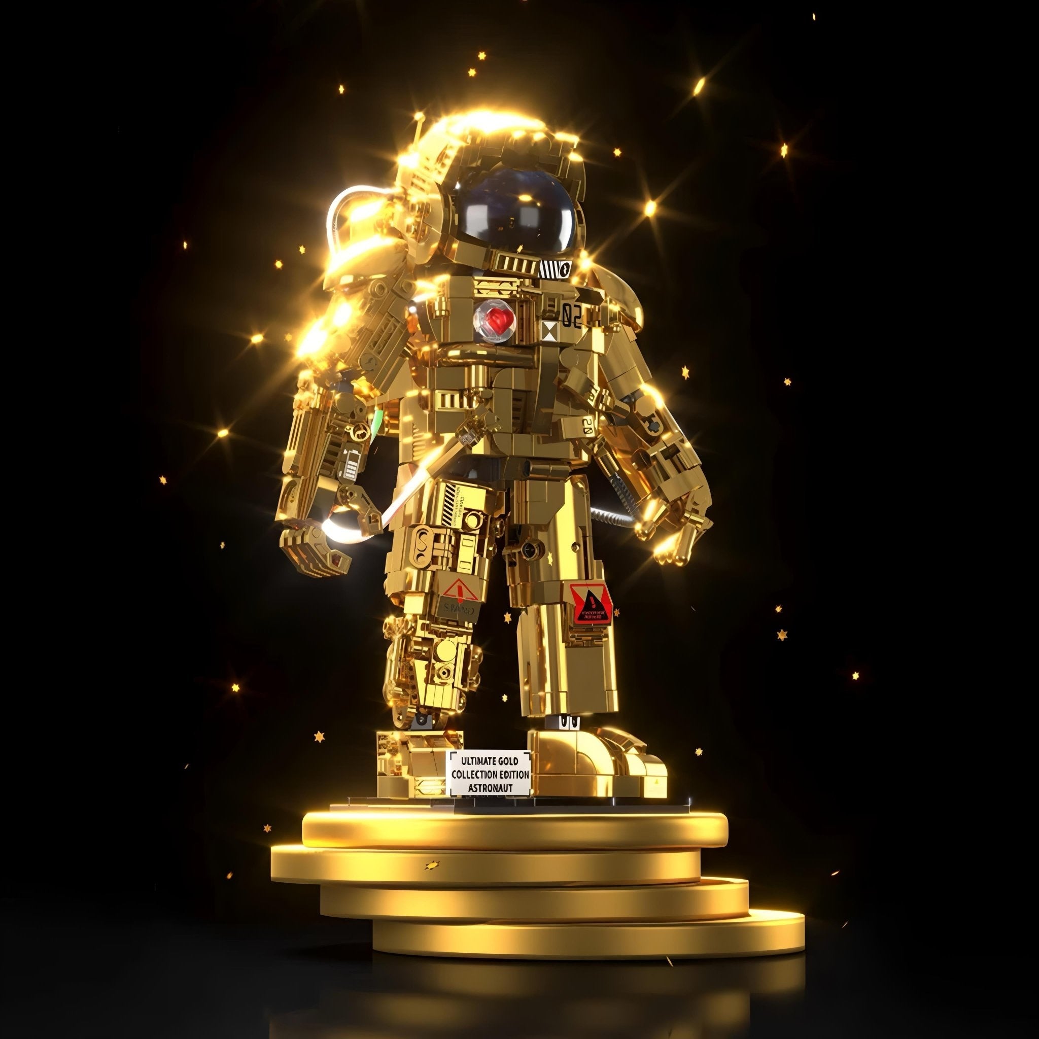 GOLDEN ASTRONAUT | 992PCS - BRICKS LAB