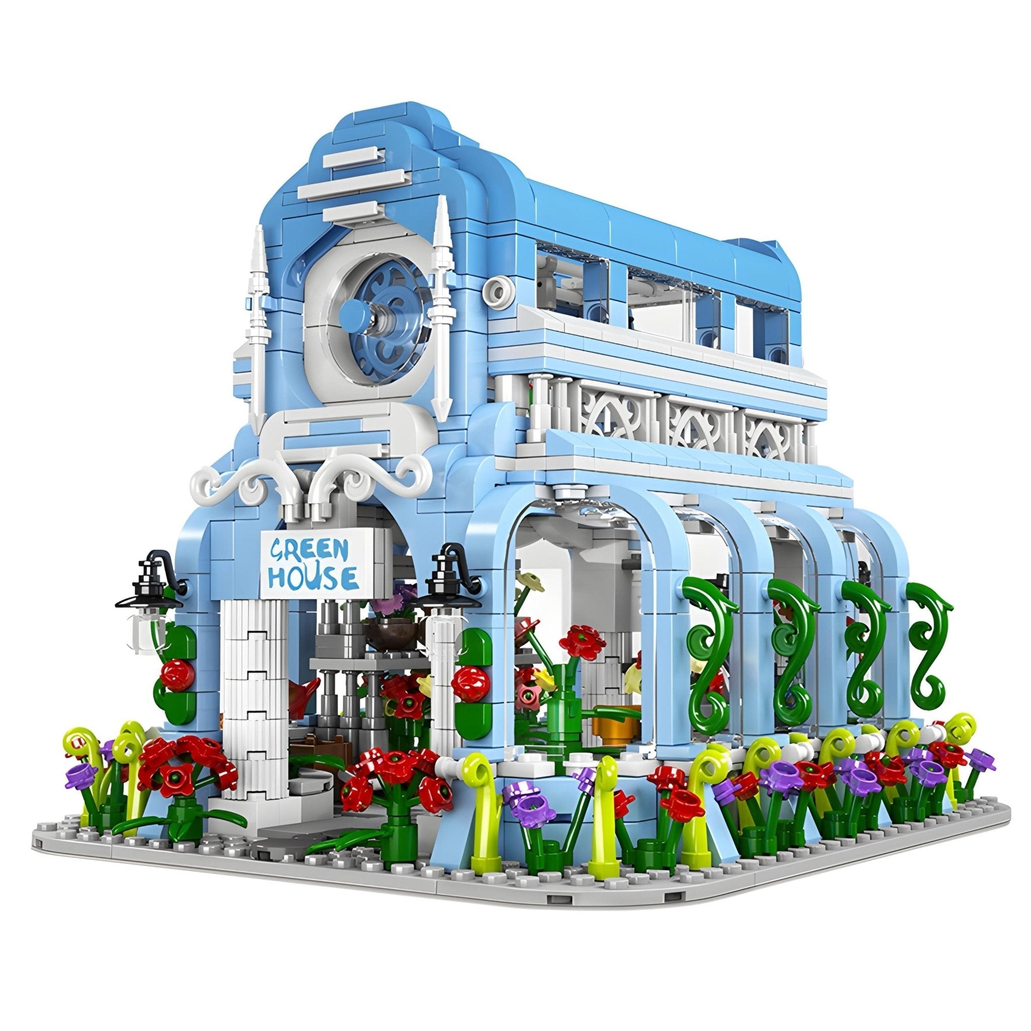 GREEN HOUSE | 1290PCS - BRICKS LAB