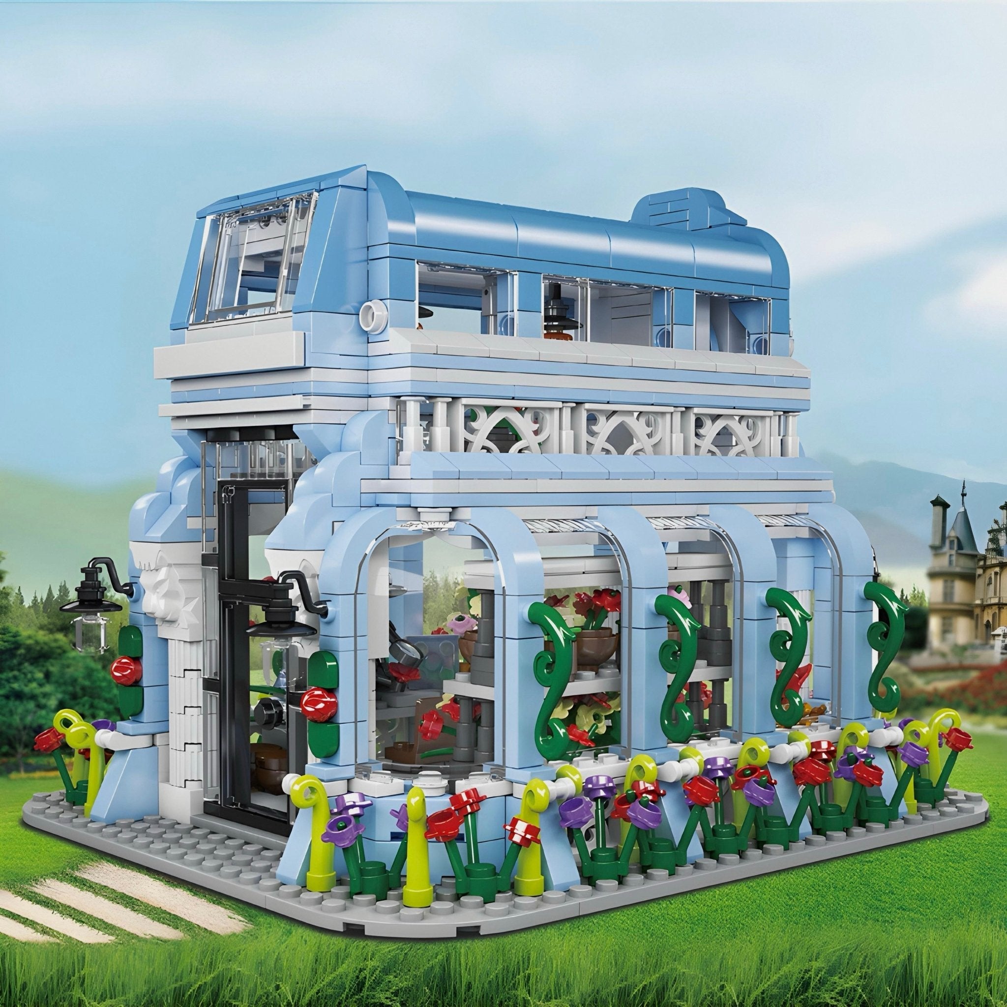GREEN HOUSE | 1290PCS - BRICKS LAB