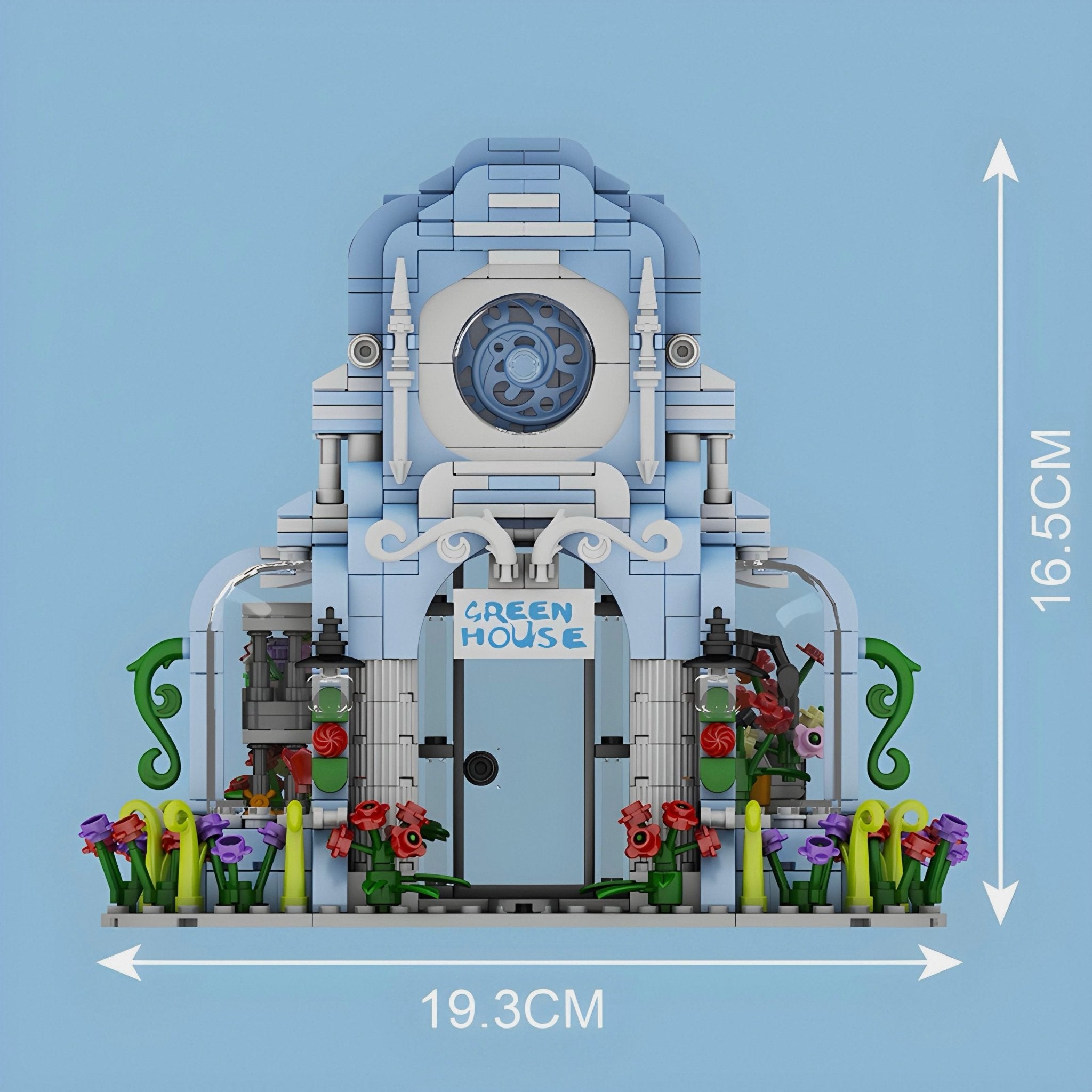 GREEN HOUSE | 1290PCS - BRICKS LAB