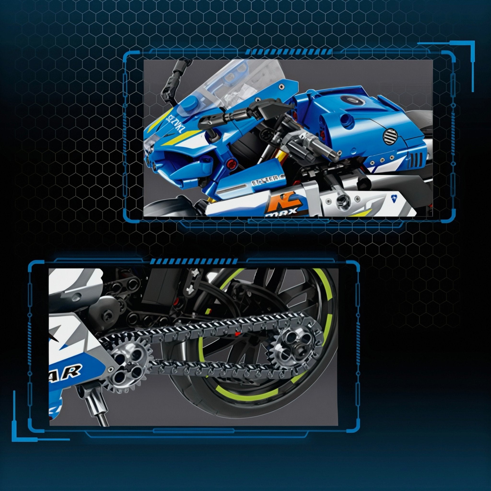 GSX - R600 RACING ICON | 822PCS - BRICKS LAB