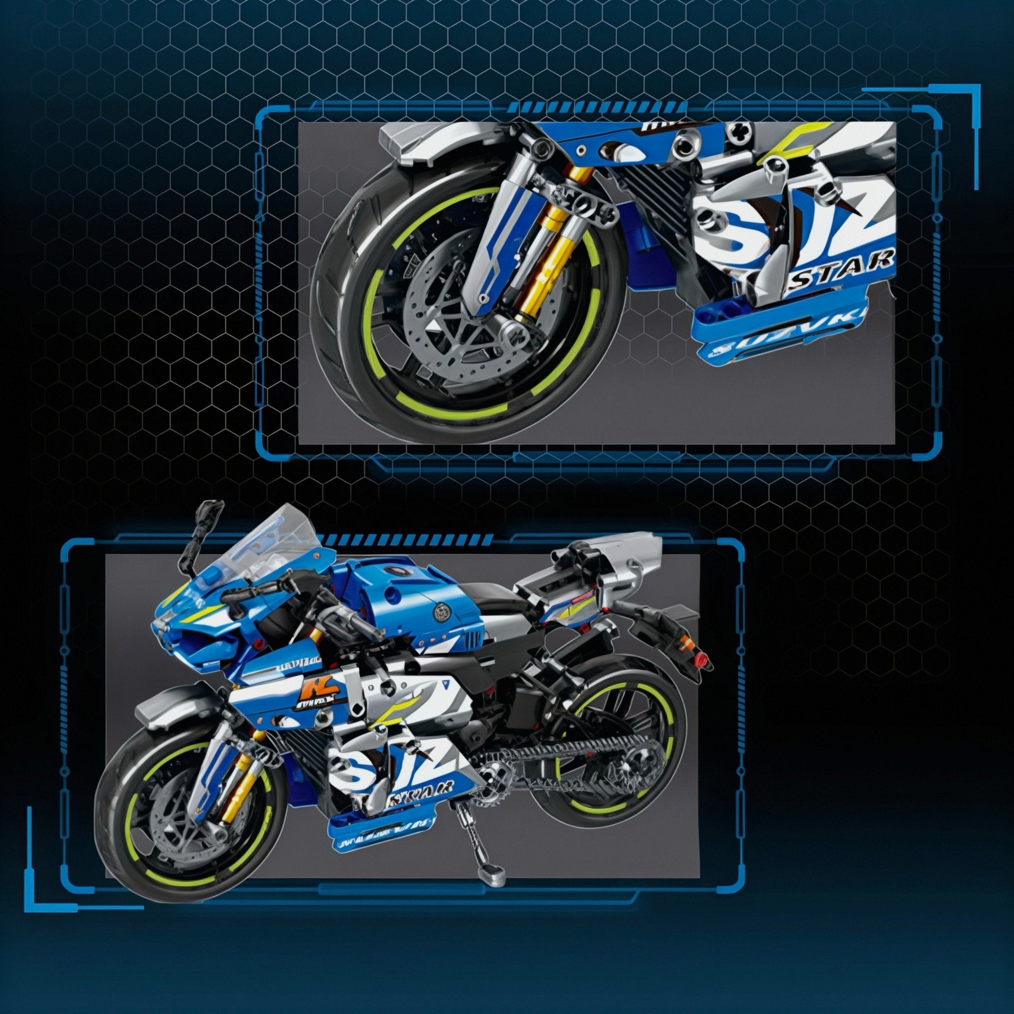 GSX - R600 RACING ICON | 822PCS - BRICKS LAB