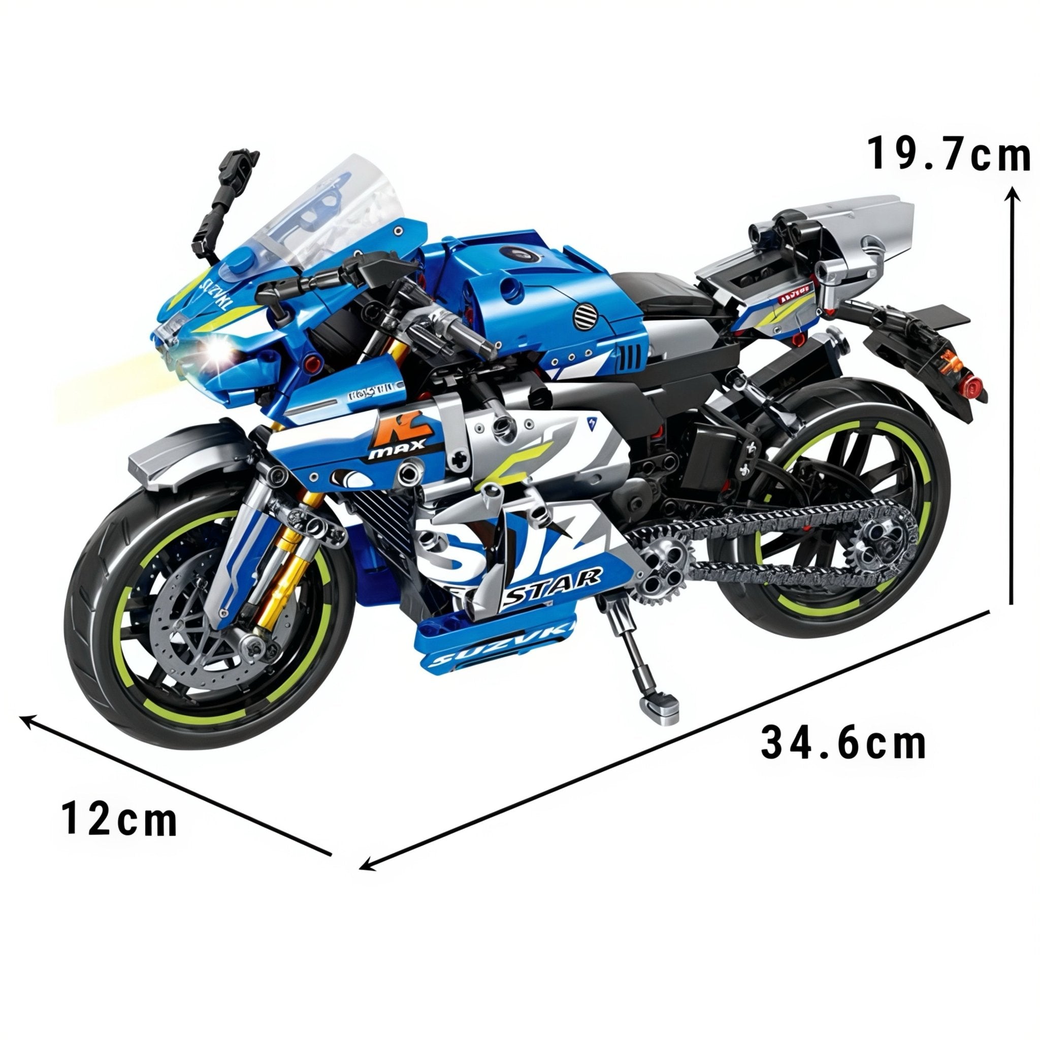 GSX - R600 RACING ICON | 822PCS - BRICKS LAB