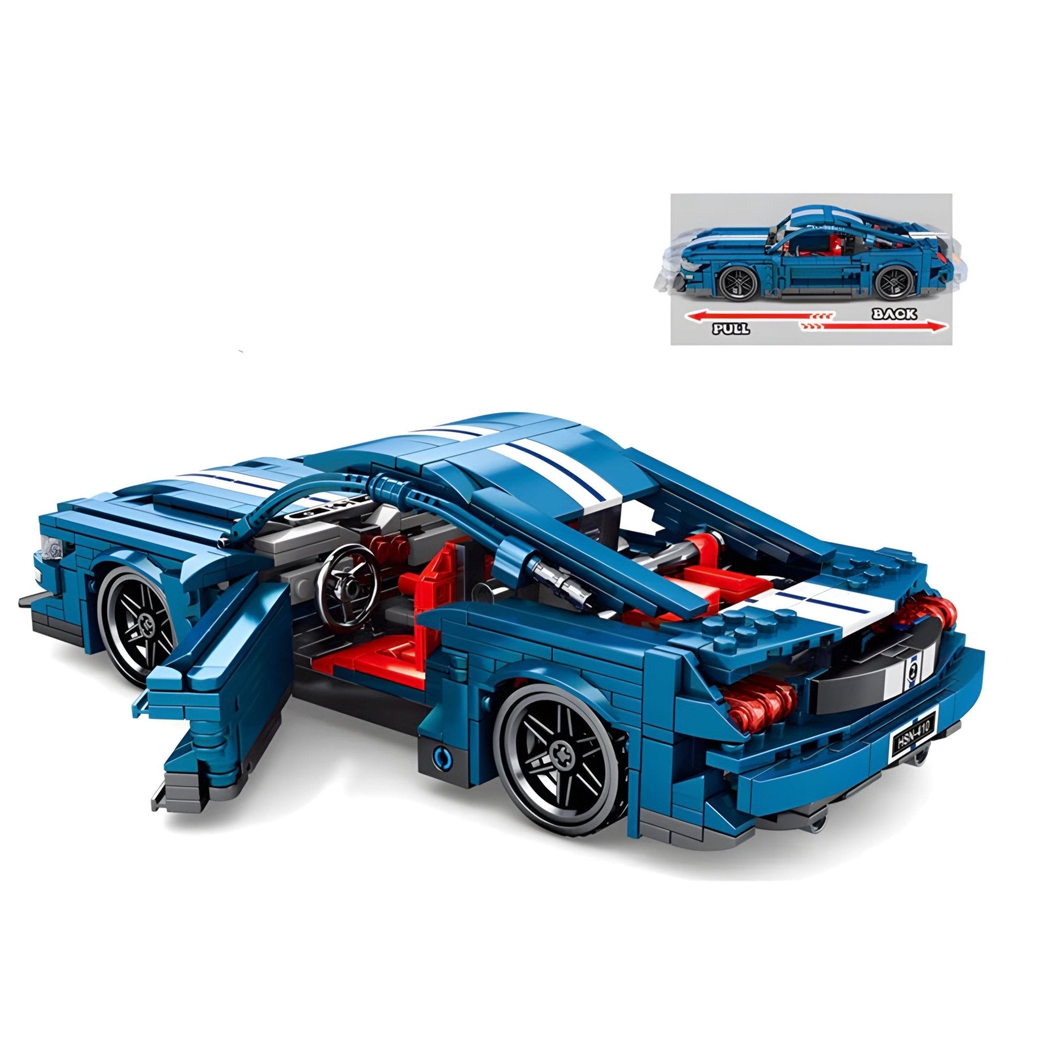 GT500 American Muscle Car | 738pcs - BRICKS LAB
