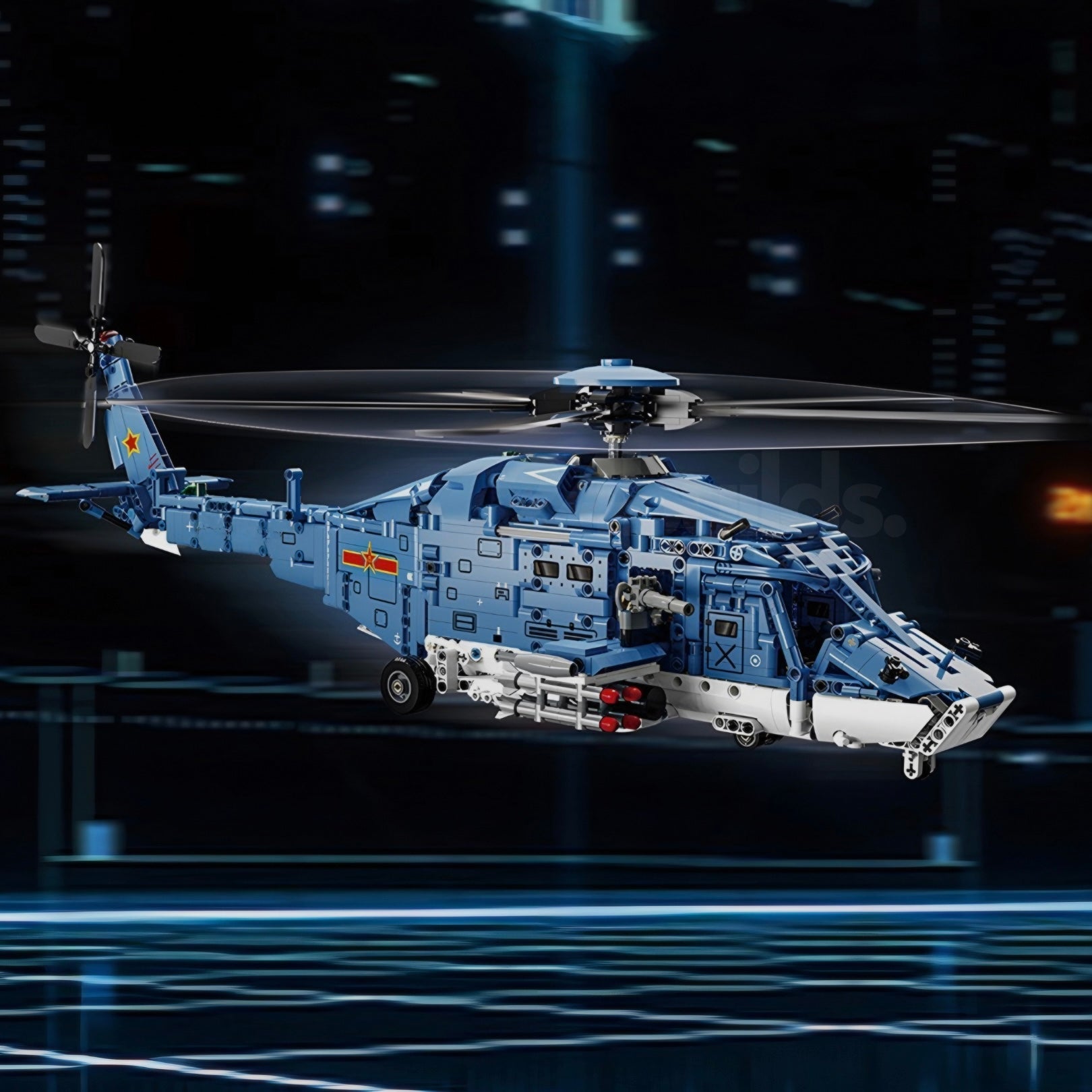 GUNSHIP HELICOPTER | 1712PCS - BRICKS LAB