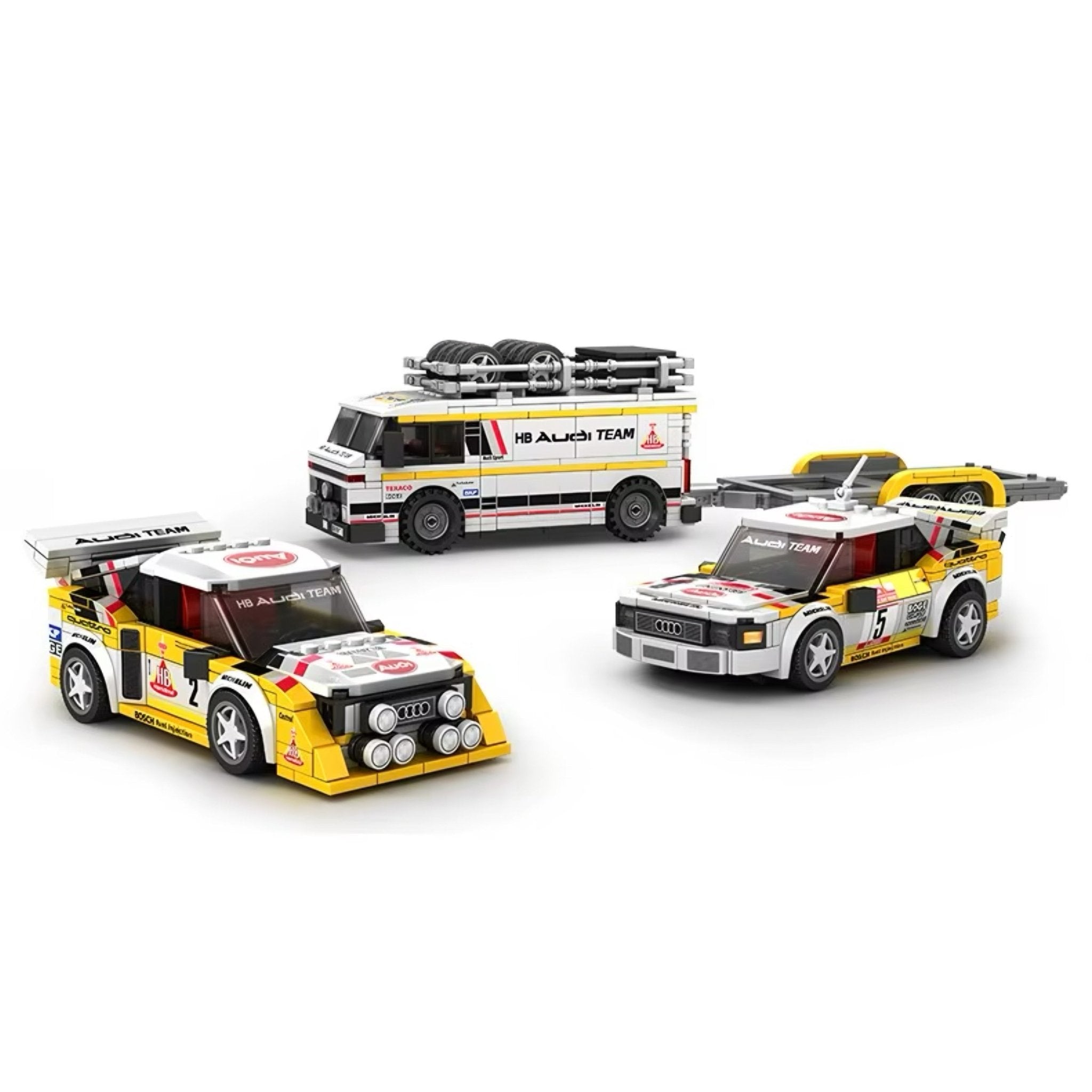 HB Audi WRC Team Bundle | 1362pcs - BRICKS LAB