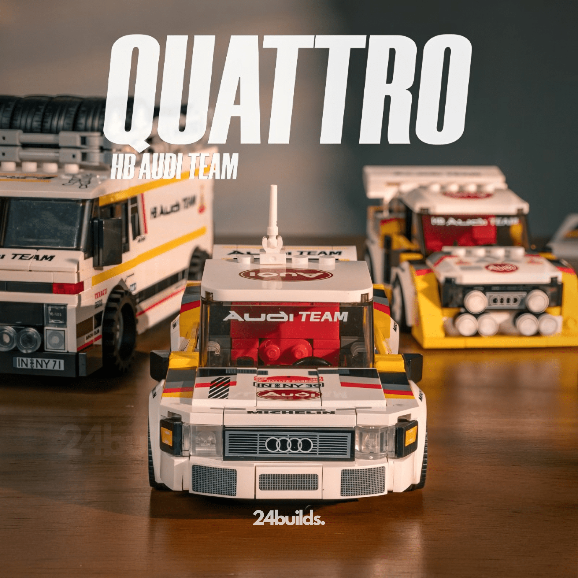 HB Audi WRC Team Bundle | 1362pcs - BRICKS LAB