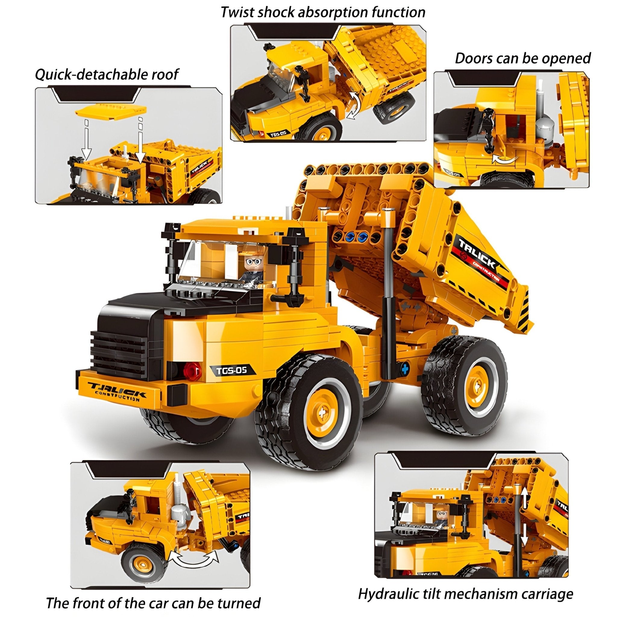 HEAVY DUTY TRUCK | 546PCS - BRICKS LAB