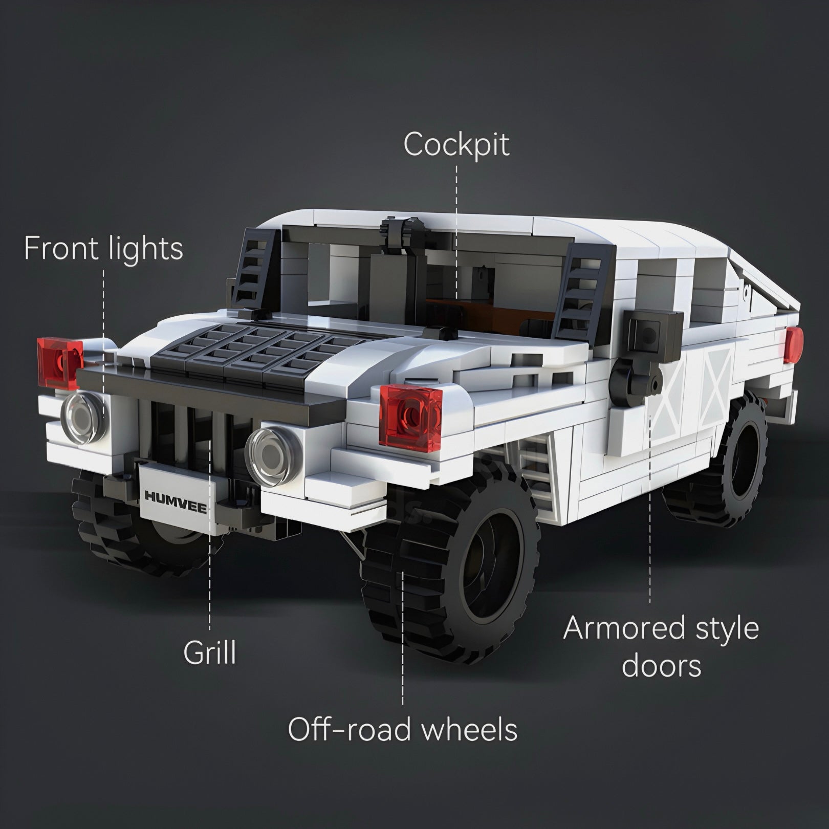 Humvee C - Series | 330pcs - BRICKS LAB