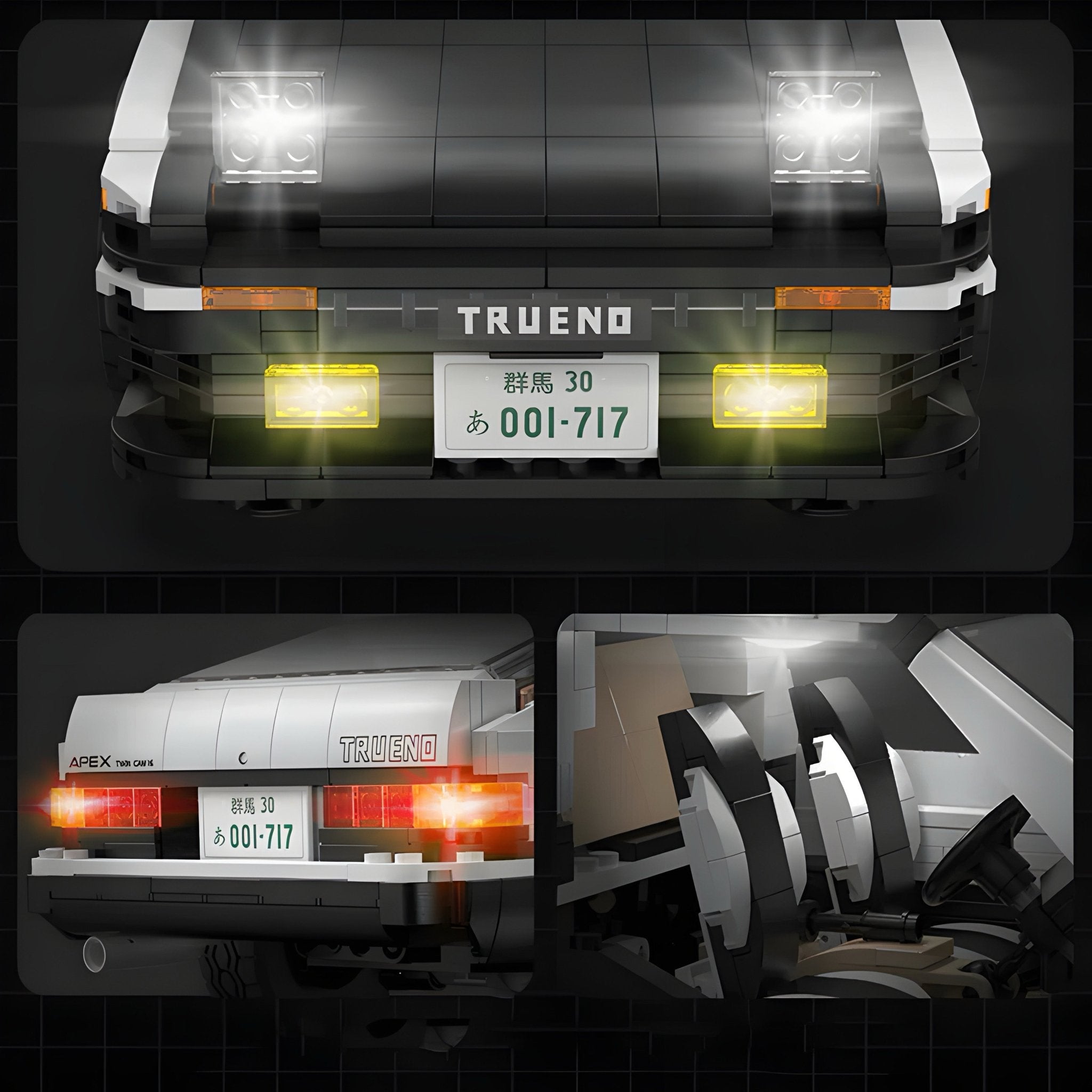 Initial D Toyota AE86 | 1324pcs - BRICKS LAB