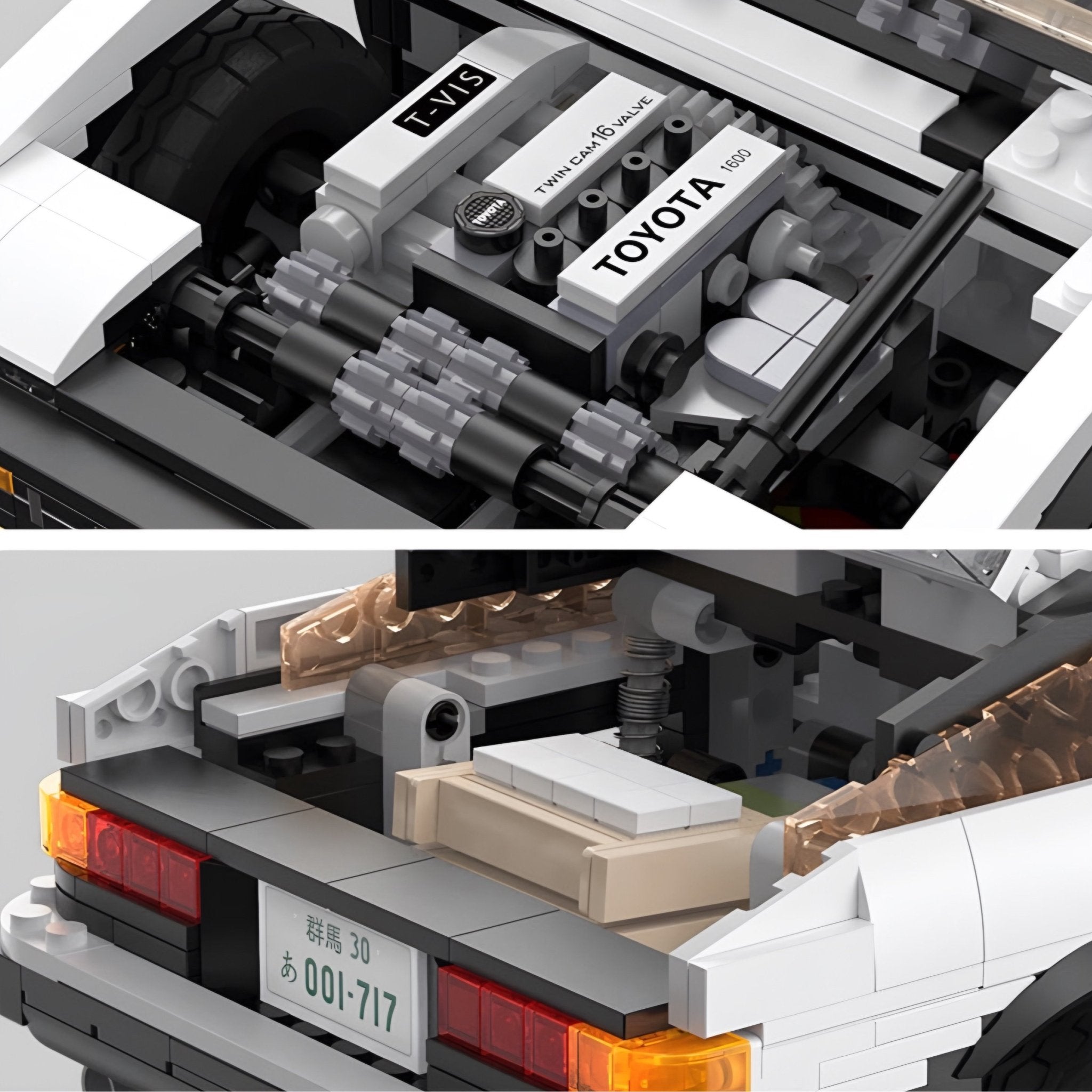Initial D Toyota AE86 | 1324pcs - BRICKS LAB
