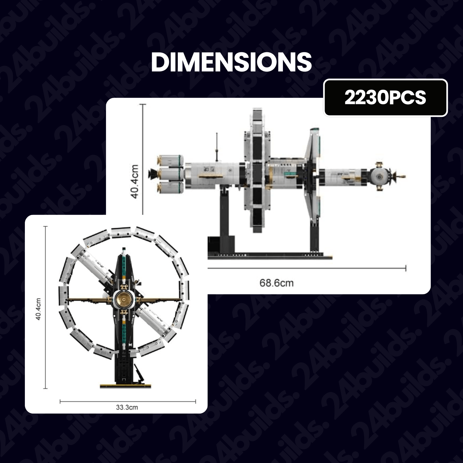 INTERNATIONAL SPACE STATION | 2230PCS - BRICKS LAB