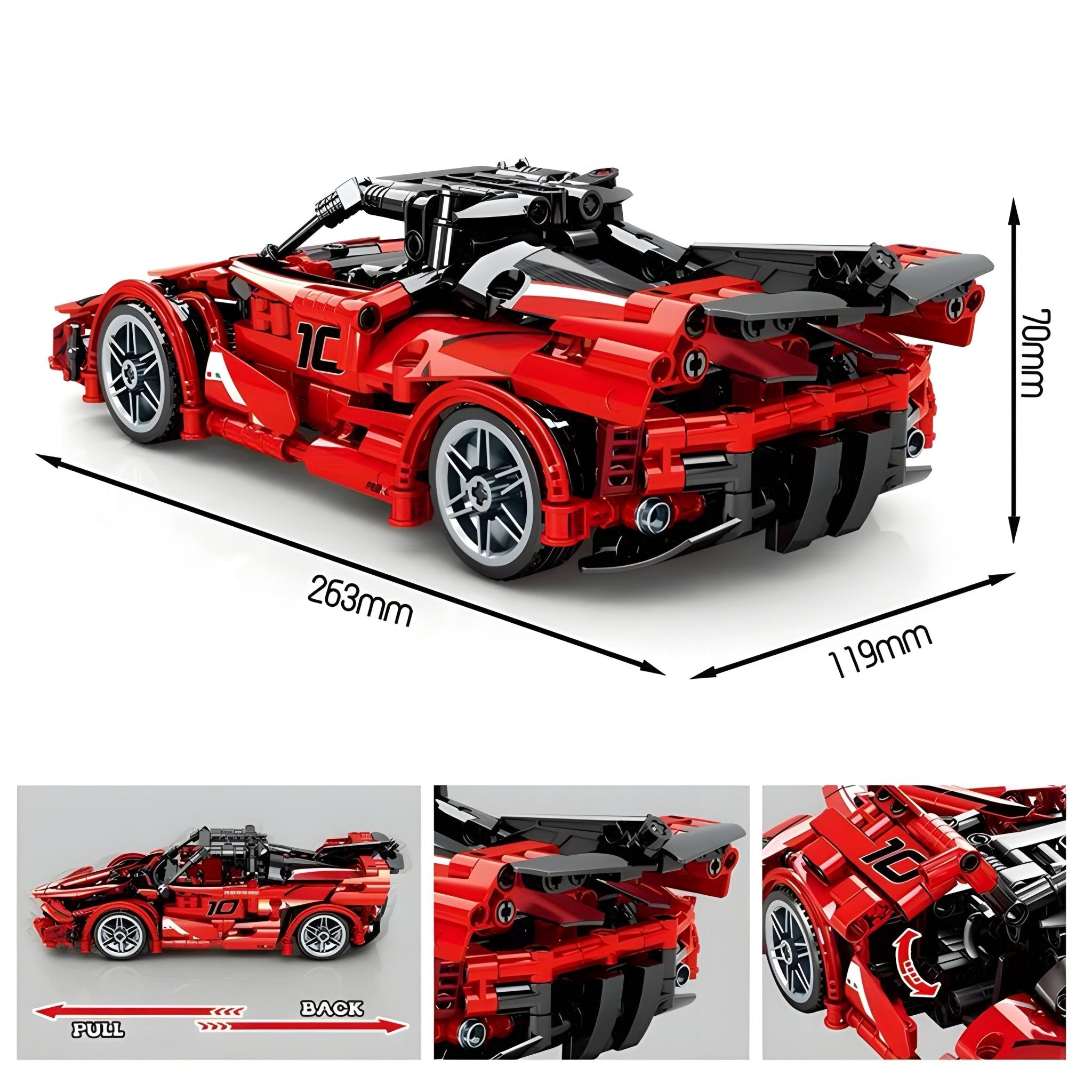 Italian Track Icon | 536pcs - BRICKS LAB