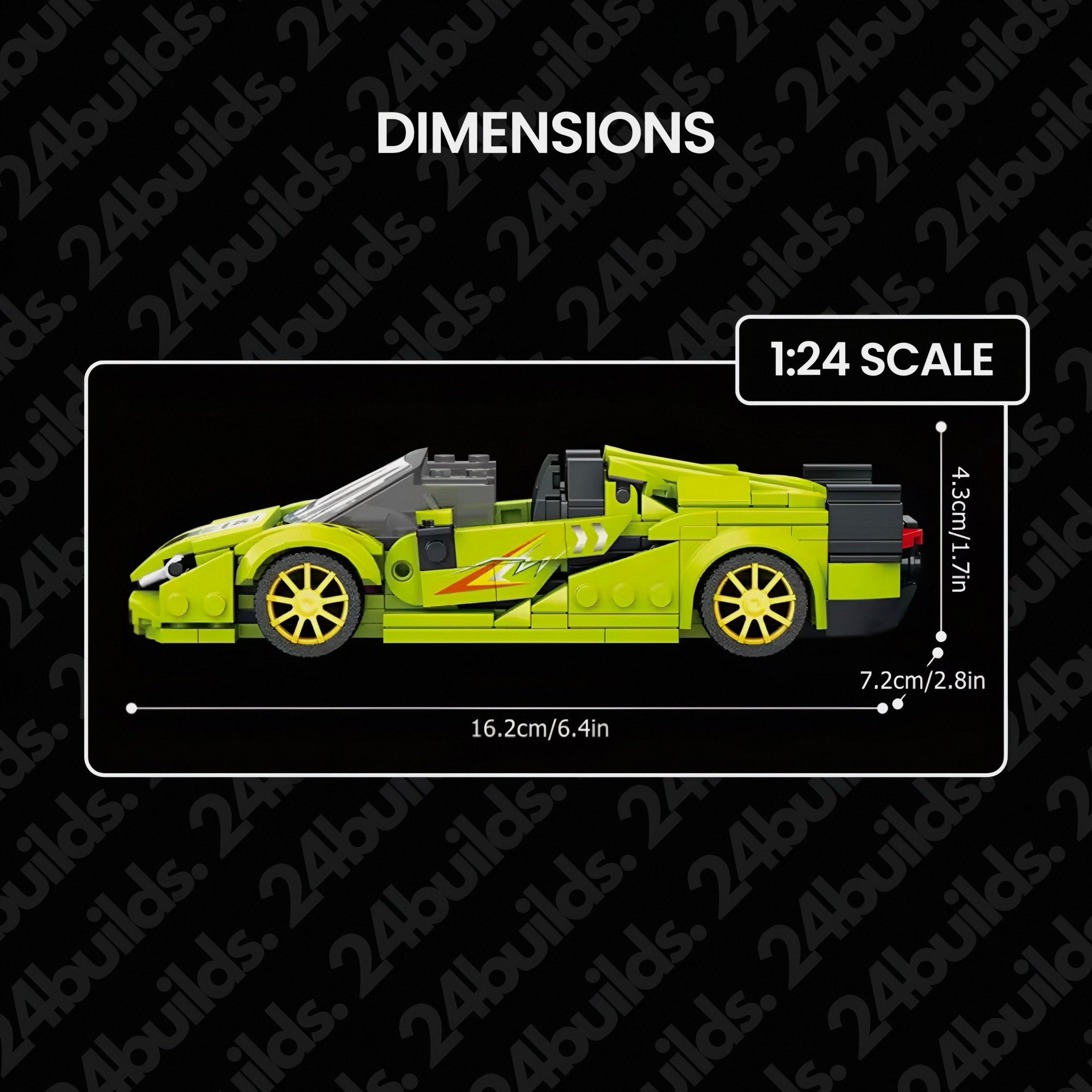 Italian V12 Hybrid Hypercar | 368pcs - BRICKS LAB