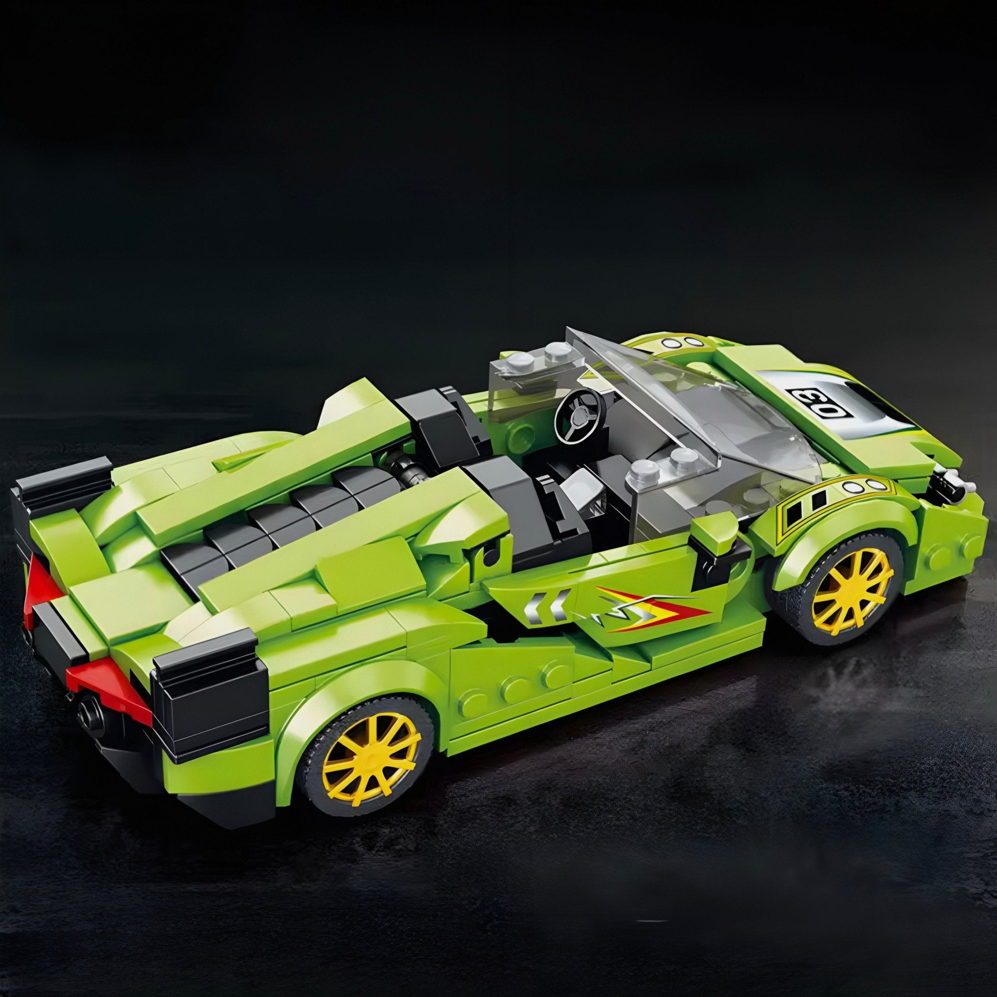 Italian V12 Hybrid Hypercar | 368pcs - BRICKS LAB
