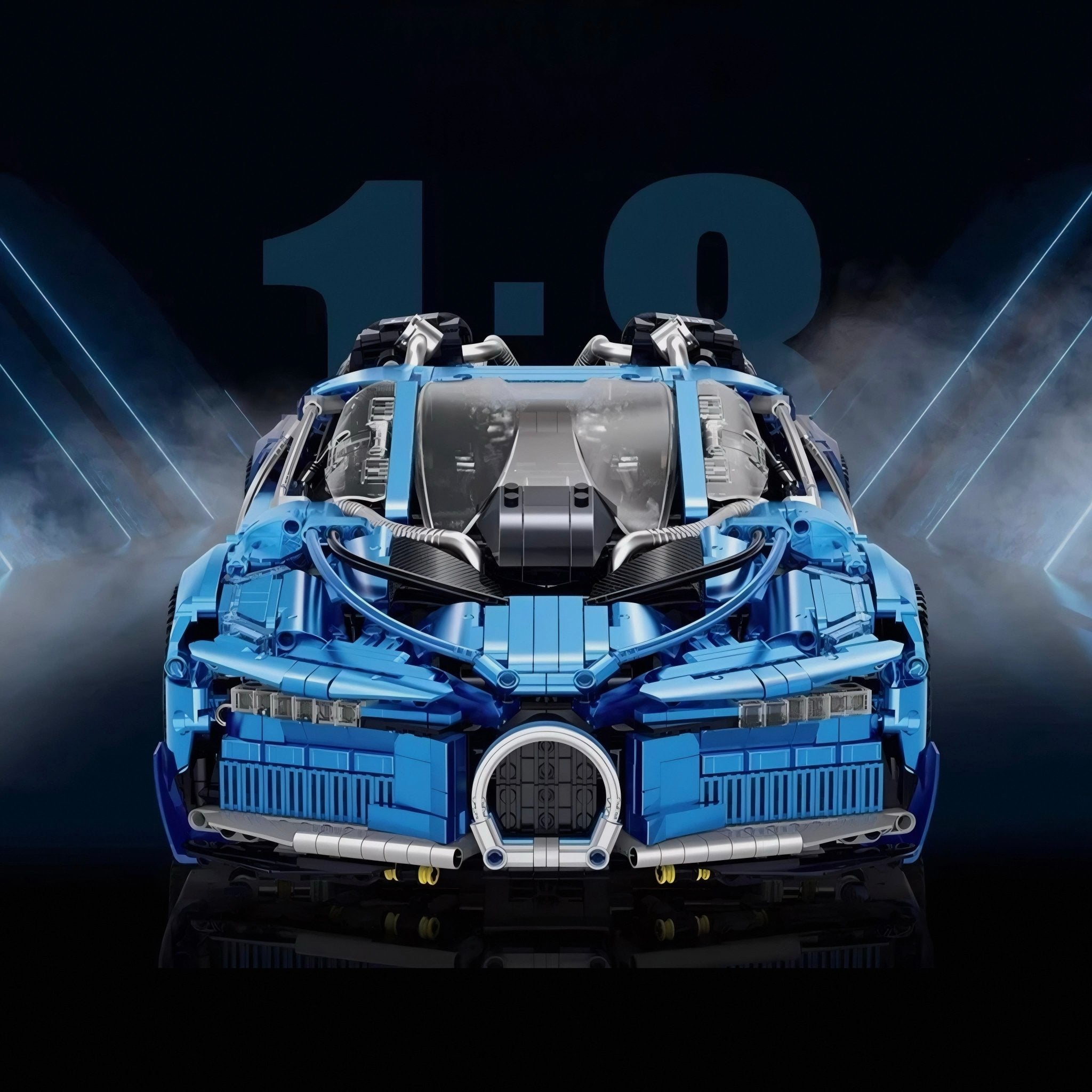 Jet Edition W16 Hypercar | 3686pcs - BRICKS LAB