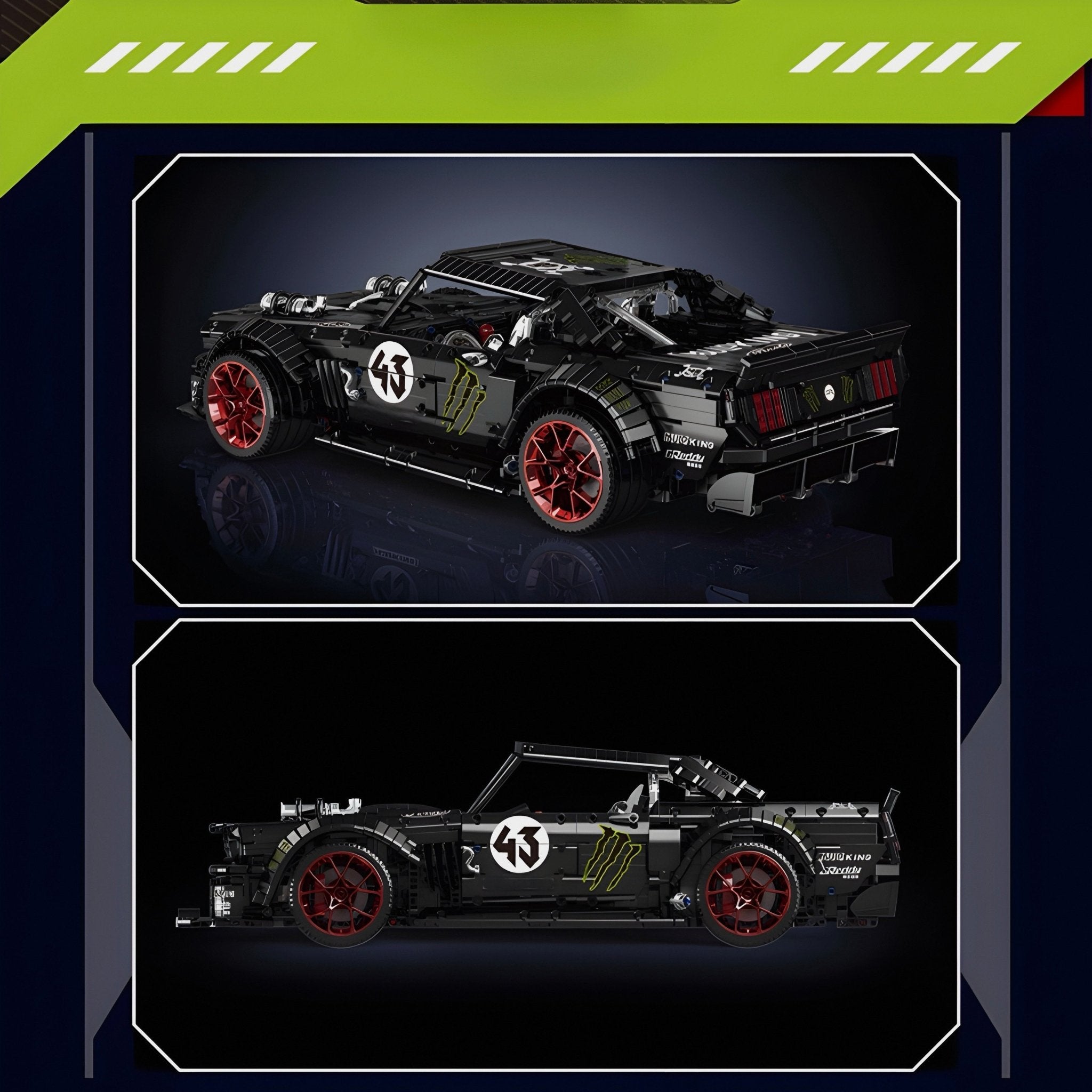 Ken Block's 1400HP Hoonicorn | 3202pcs - BRICKS LAB
