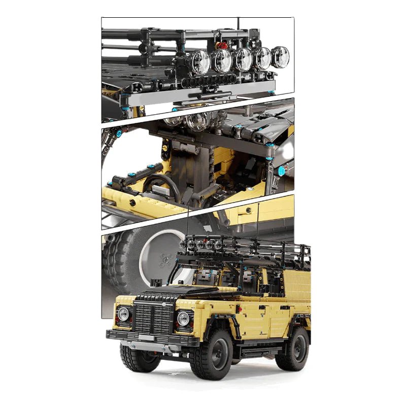 Land Rover Defender Safari Edition | 3379pcs - BRICKS LAB