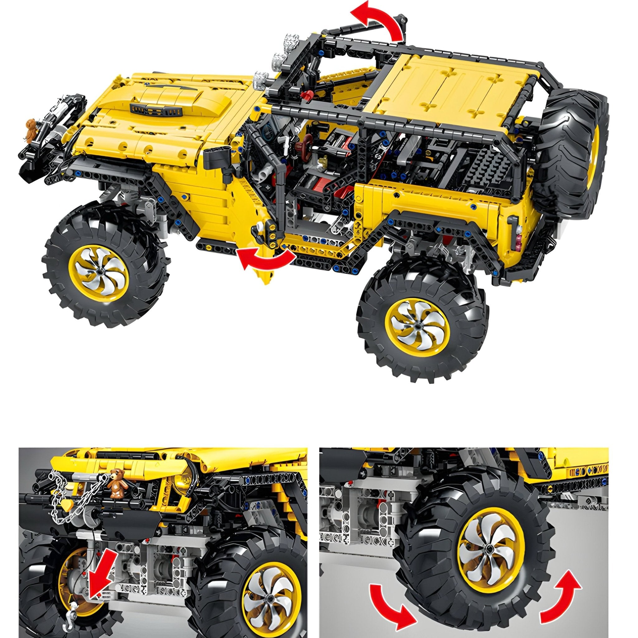 "Lemon" Off Roader | 2452pcs - BRICKS LAB